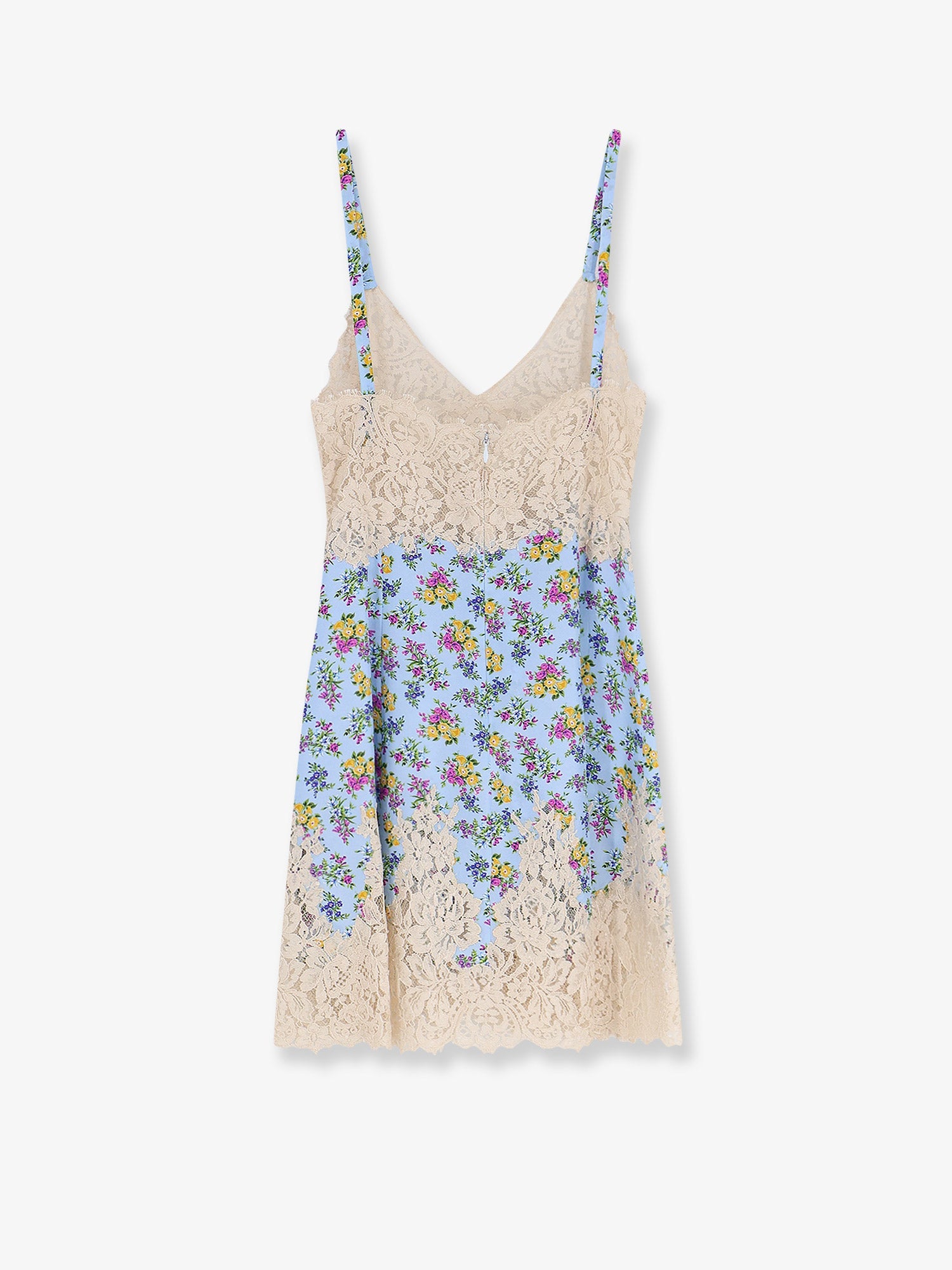 Dolce & Gabbana Women Silk Blend Dress With A Mazzolini Di Fiori Print DOLCE & GABBANA