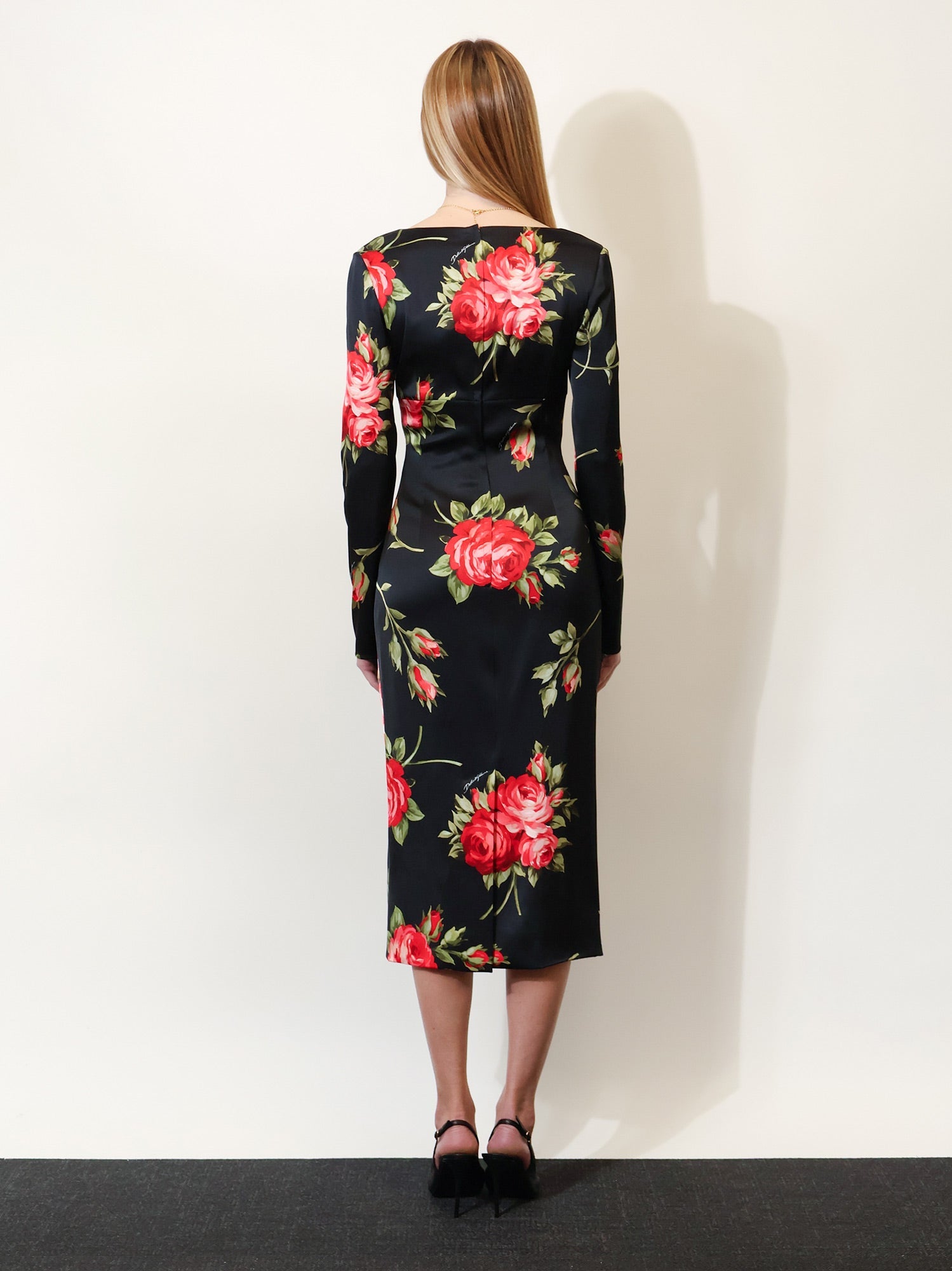 Dolce & Gabbana Women Viscose Dress With Iconic Print DOLCE & GABBANA
