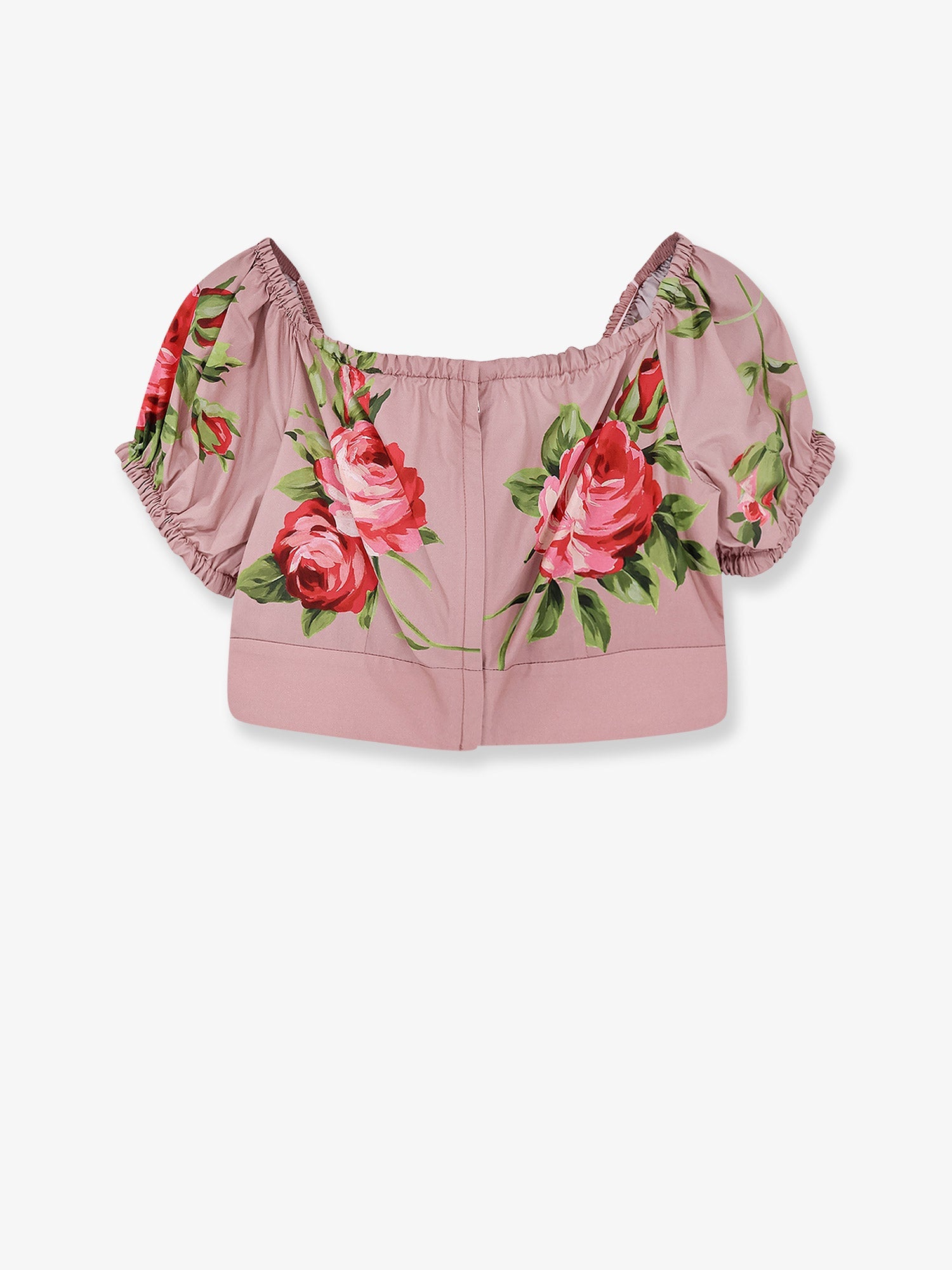 Dolce & Gabbana Women Cotton Top With Iconic Print DOLCE & GABBANA
