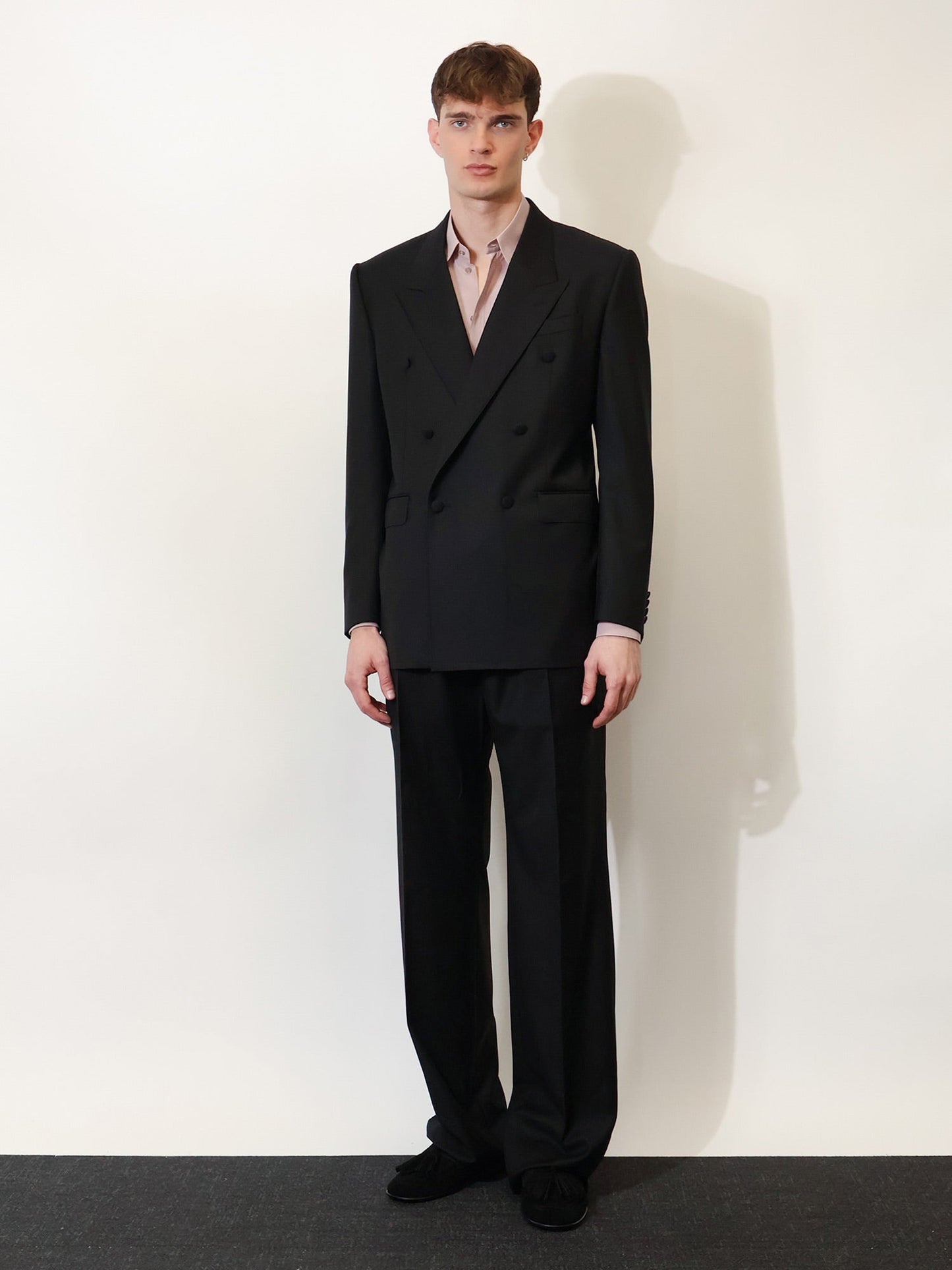 Dolce & Gabbana Men Double-Breasted Virgin Wool Blazer DOLCE & GABBANA
