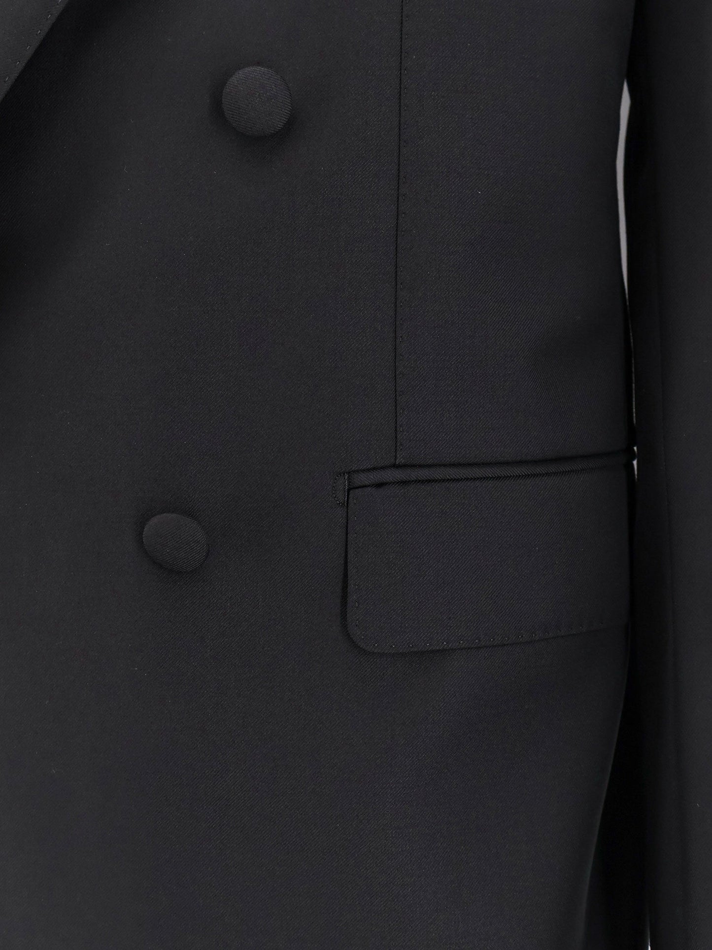 Dolce & Gabbana Men Double-Breasted Virgin Wool Blazer DOLCE & GABBANA