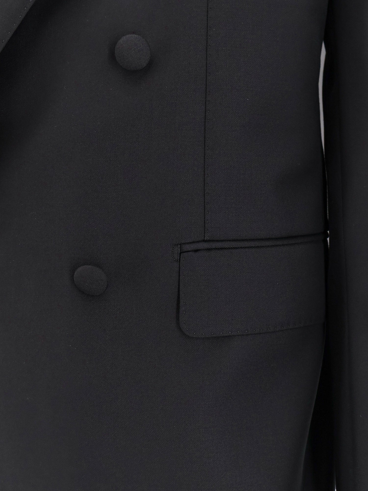 Dolce & Gabbana Men Double-Breasted Virgin Wool Blazer DOLCE & GABBANA