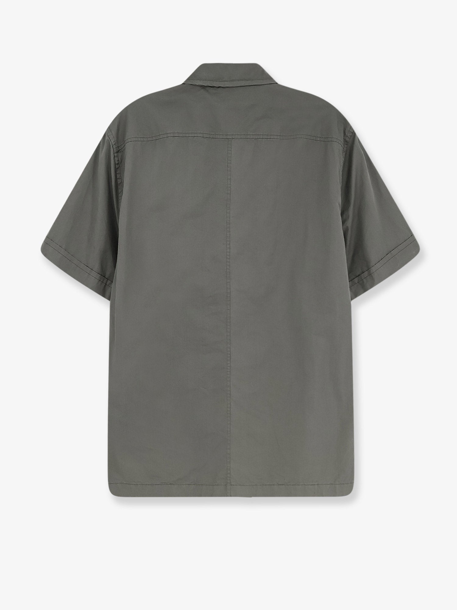 Dolce & Gabbana Men Cotton Shirt With Logo Patch DOLCE & GABBANA
