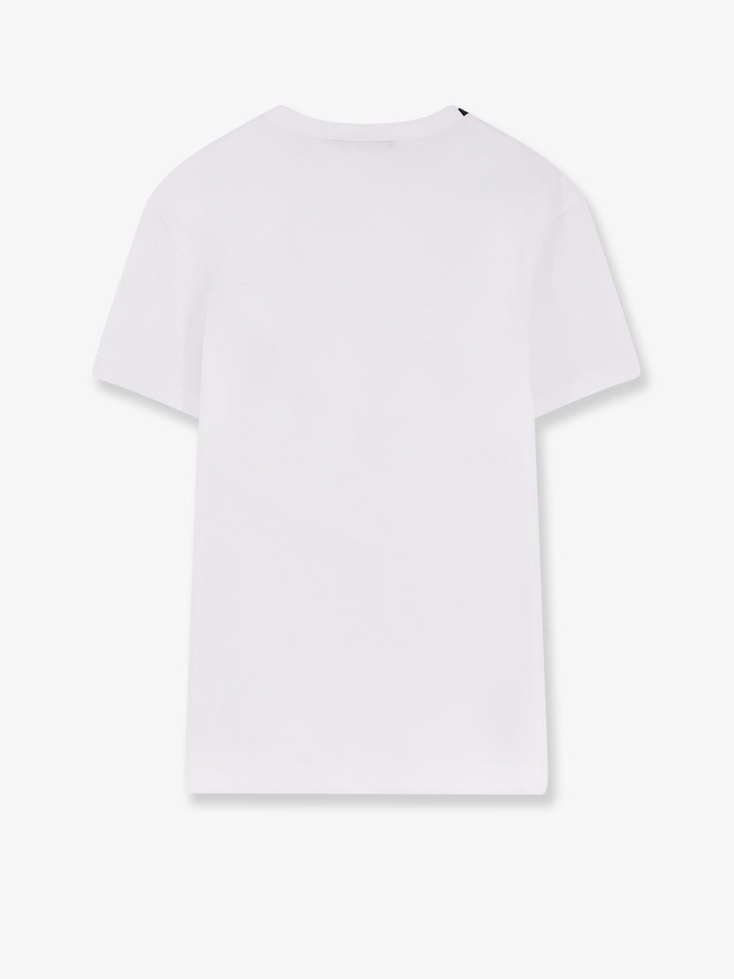 Dolce & Gabbana Men Cotton T-Shirt With Iconic Logo Patch DOLCE & GABBANA