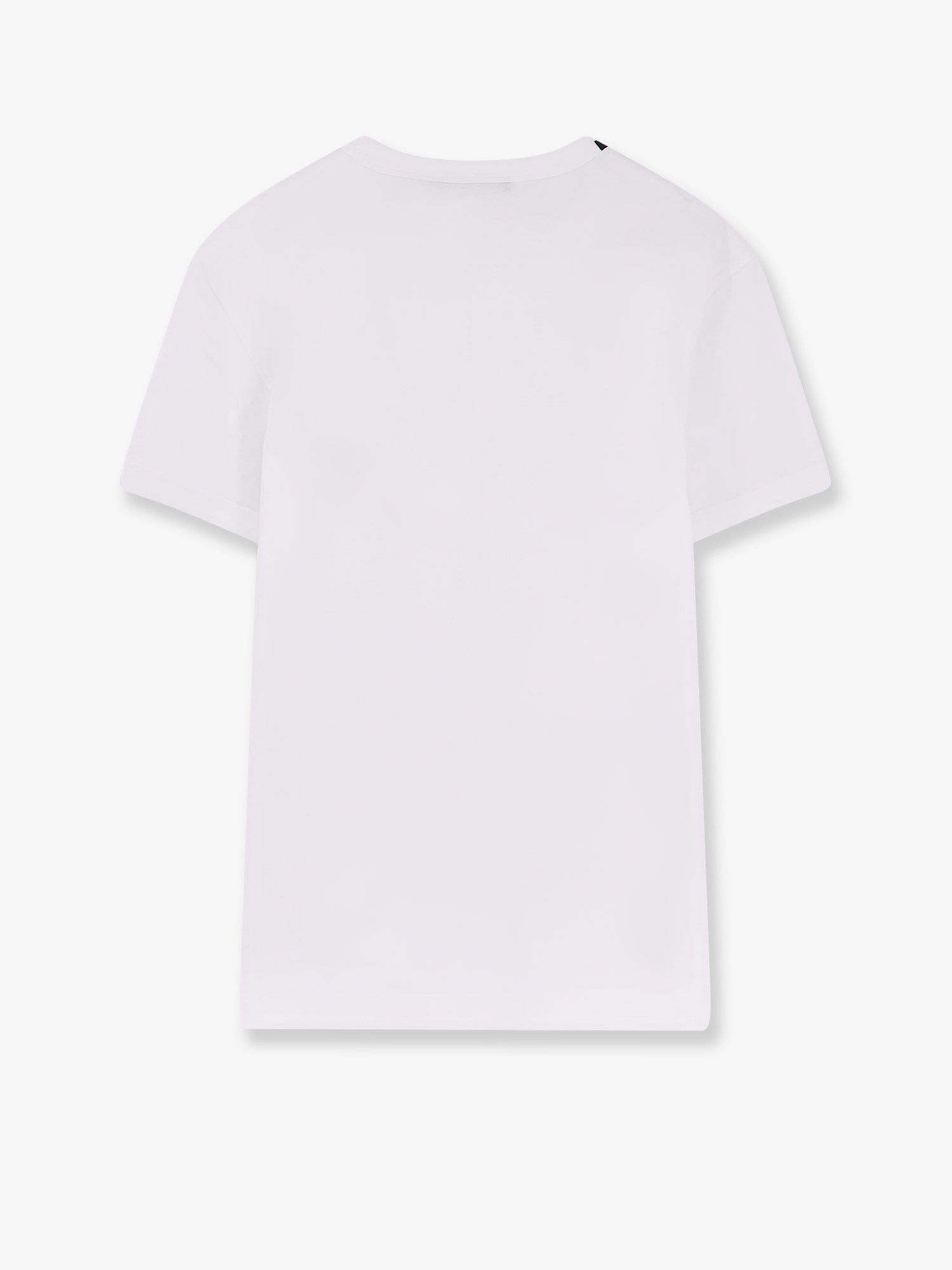 Dolce & Gabbana Men Cotton T-Shirt With Iconic Logo Patch DOLCE & GABBANA
