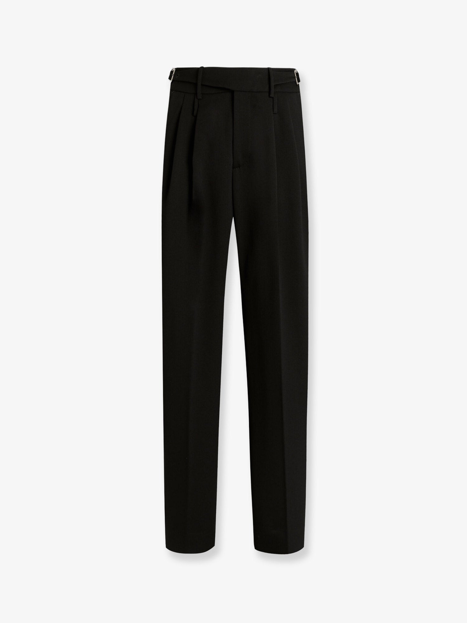 Dolce & Gabbana Men Virgin Wool Trousers With Frontal Pinces DOLCE & GABBANA