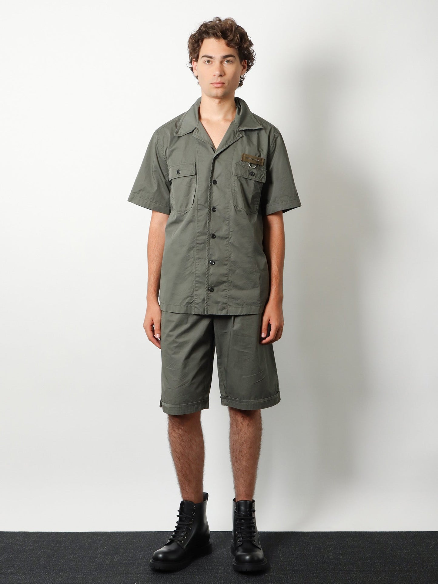 Dolce & Gabbana Men Cotton Shorts With Logo Detail DOLCE & GABBANA