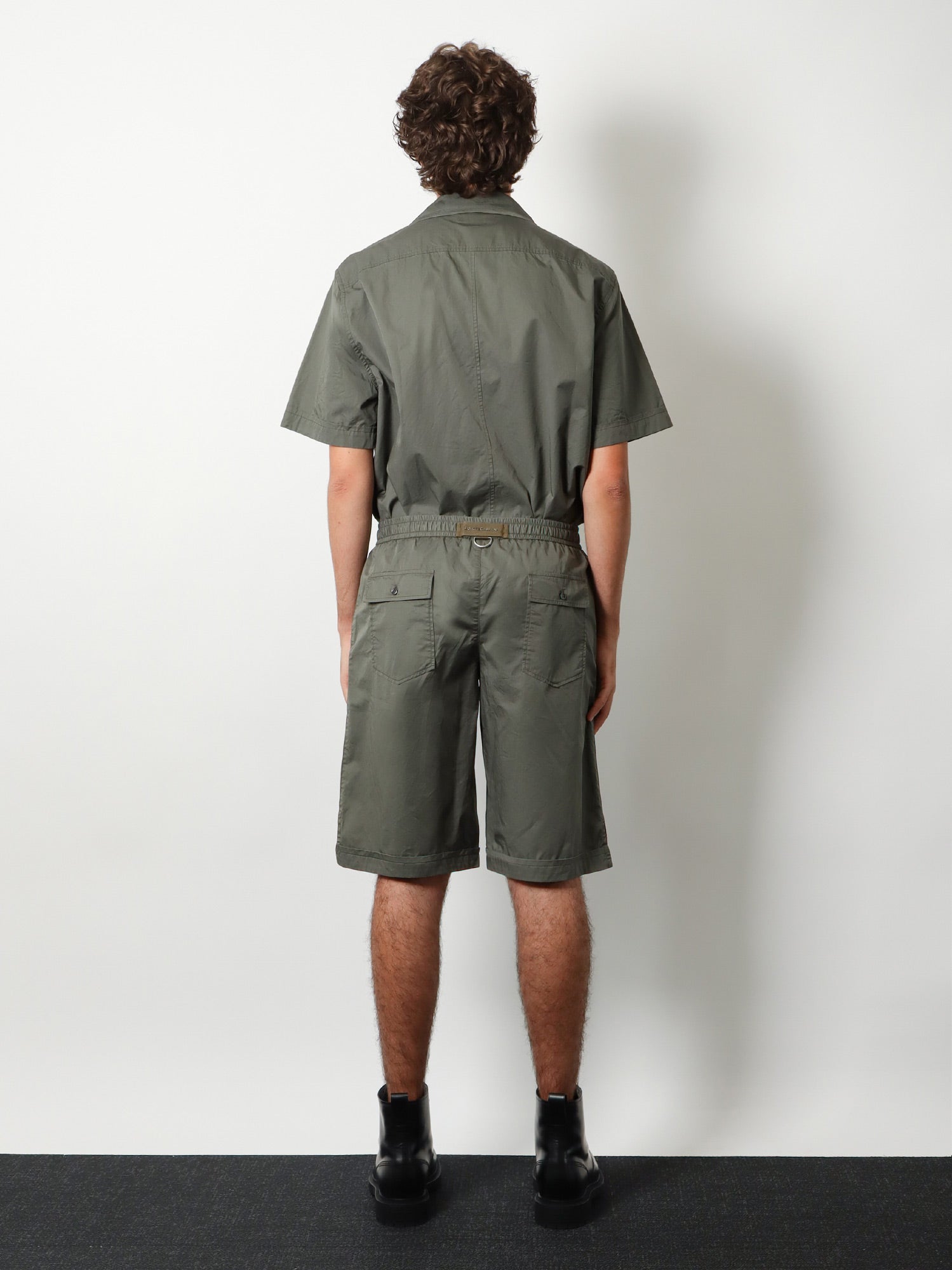 Dolce & Gabbana Men Cotton Shorts With Logo Detail DOLCE & GABBANA