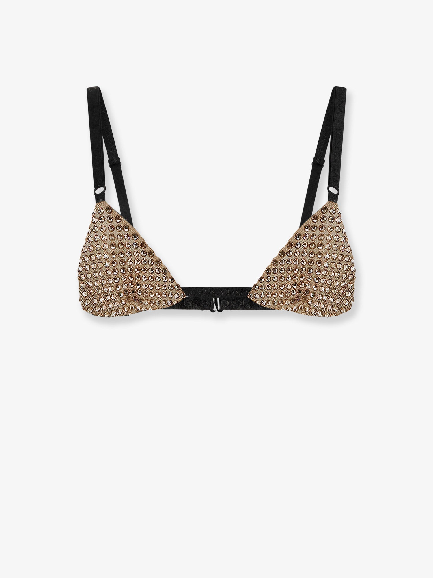 Dolce & Gabbana Women Lurex Bra With Rhinestones DOLCE & GABBANA