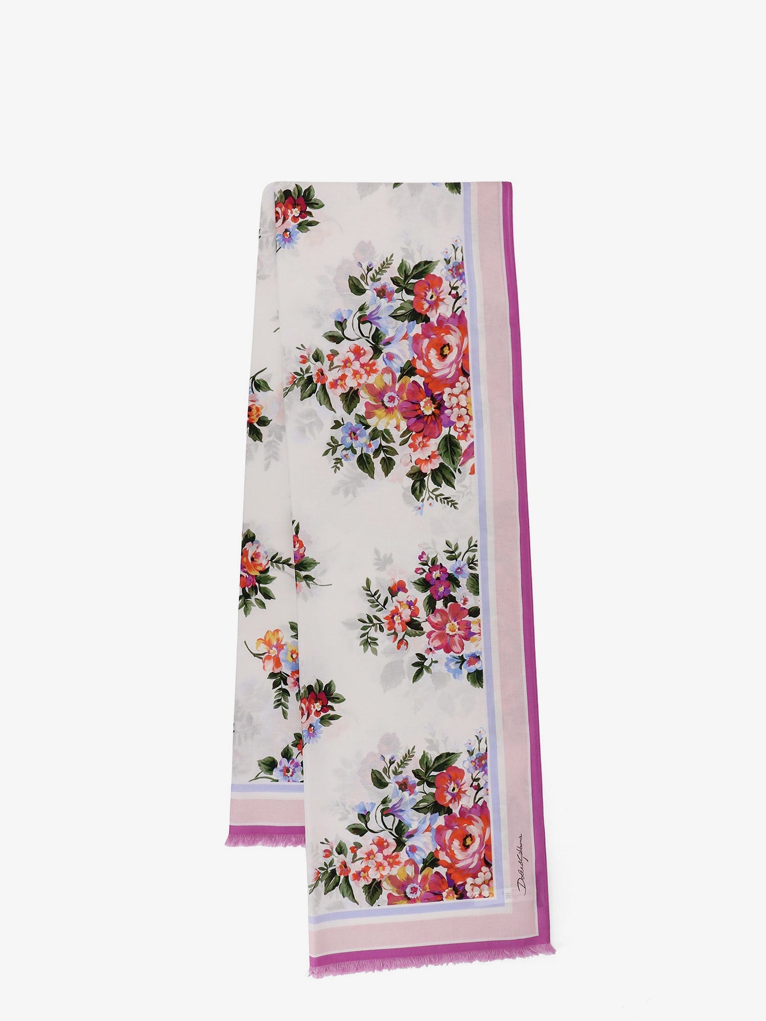 Dolce & Gabbana Women Cotton Beach Wrap With Floral Print DOLCE & GABBANA