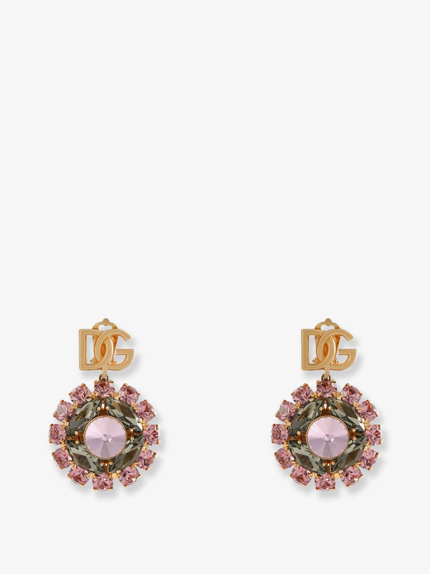 Dolce & Gabbana Women Multicolored Brass Earrings DOLCE & GABBANA