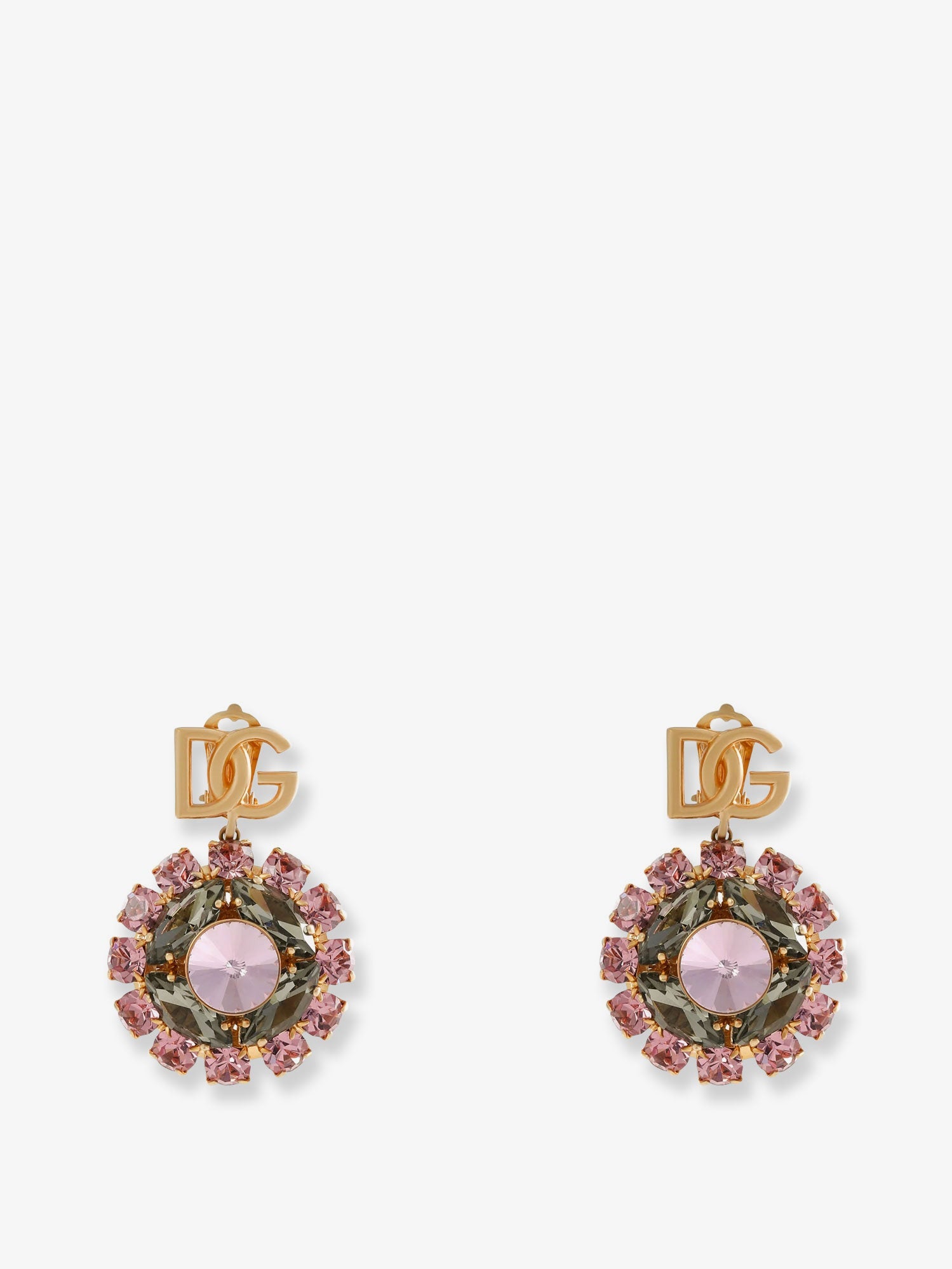 Dolce & Gabbana Women Multicolored Brass Earrings DOLCE & GABBANA