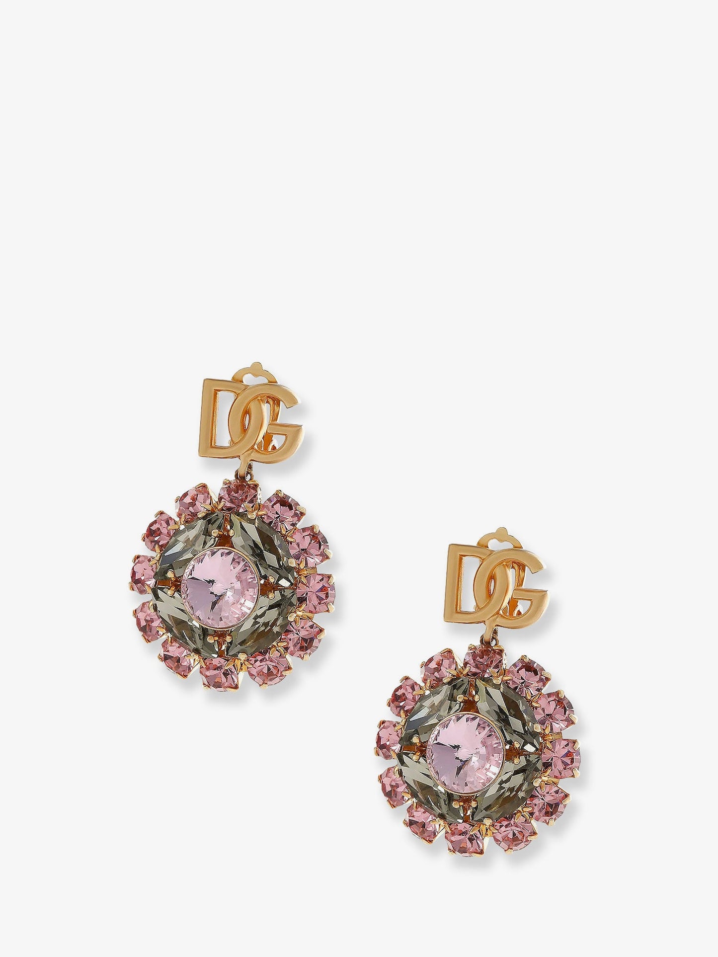 Dolce & Gabbana Women Multicolored Brass Earrings DOLCE & GABBANA