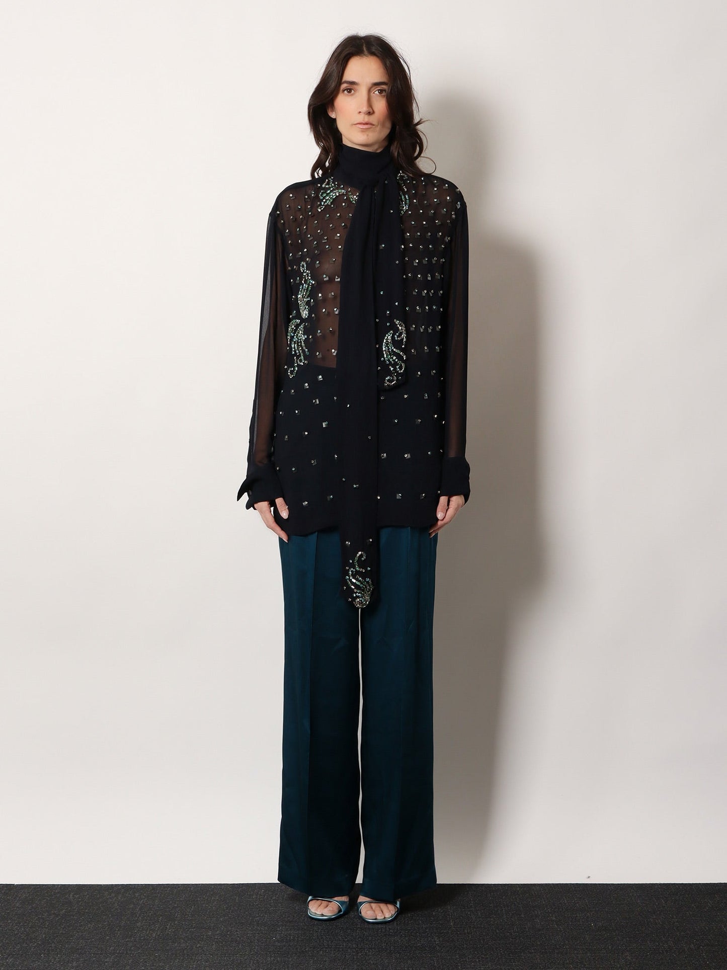 Dries Van Noten Women Viscose Shirt With Rhinestones DRIES VAN NOTEN