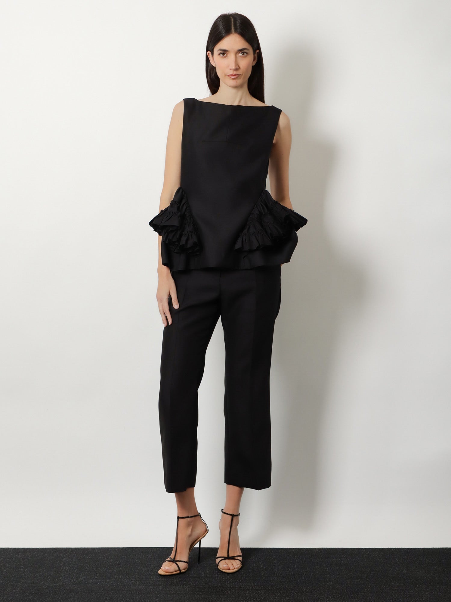 Dries Van Noten Women Casey Wool And Silk Top DRIES VAN NOTEN