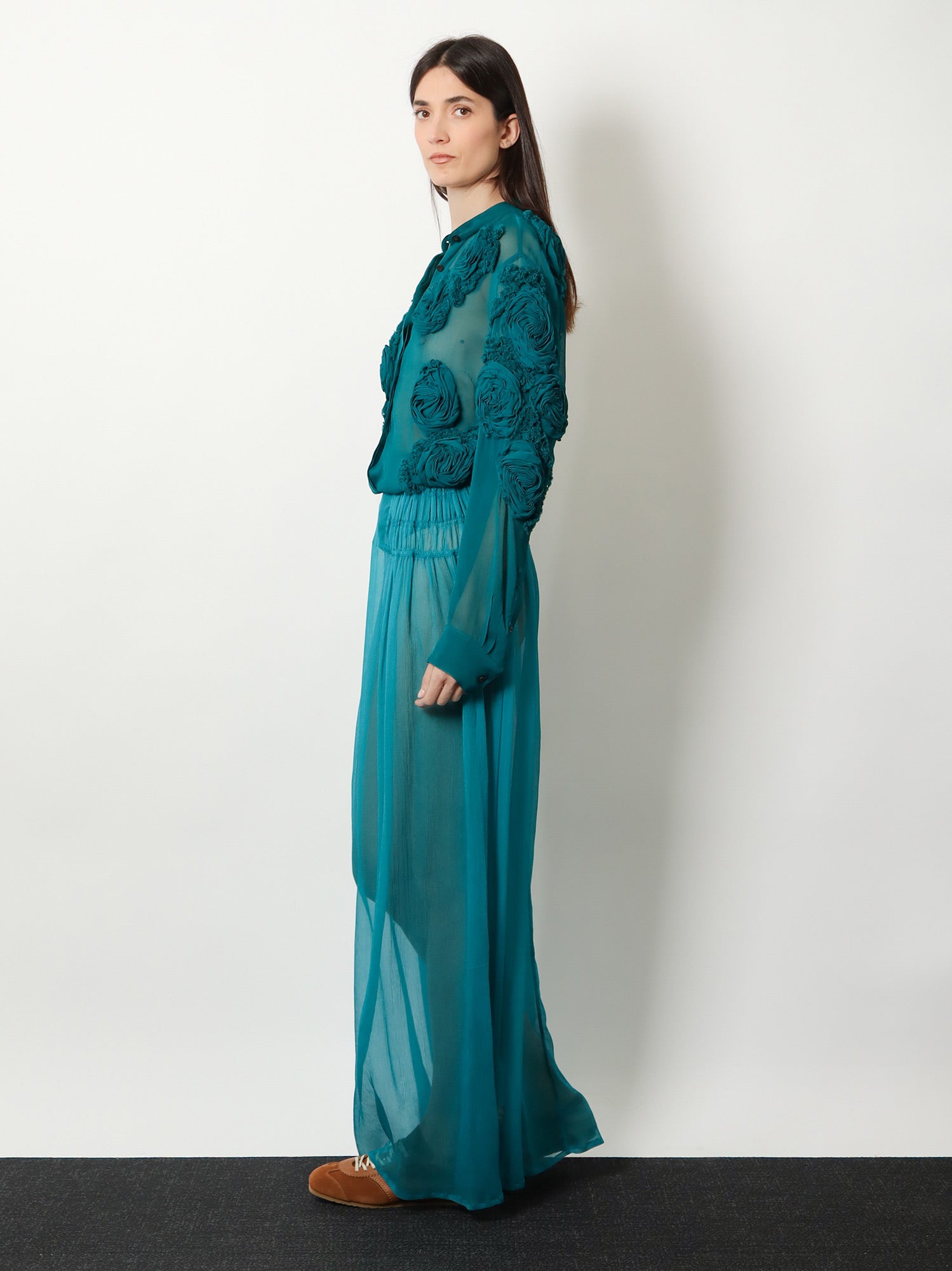 Dries Van Noten Women Scarlett Silk Skirt DRIES VAN NOTEN