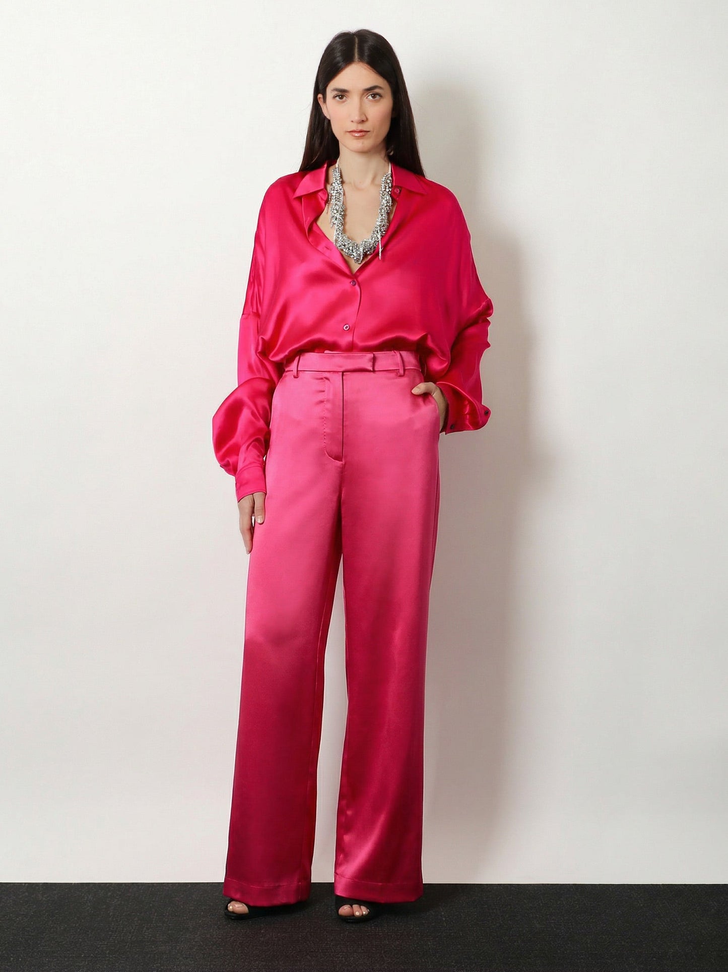 Dries Van Noten Women Penn Satin Trousers DRIES VAN NOTEN
