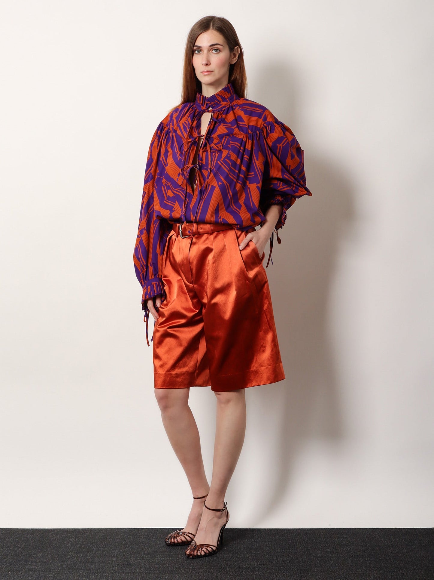Dries Van Noten Women Cotton Blend Bermuda Shorts DRIES VAN NOTEN