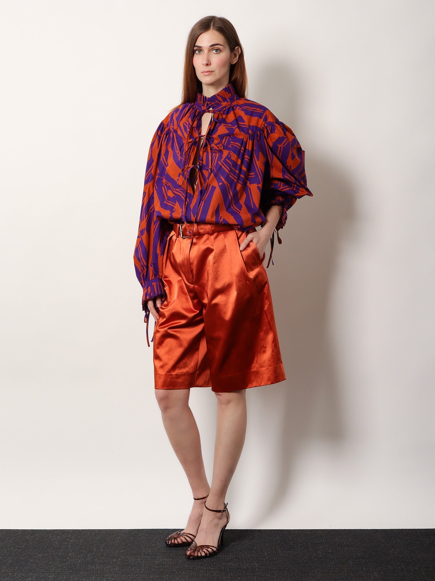 Dries Van Noten Women Cotton Blend Bermuda Shorts DRIES VAN NOTEN