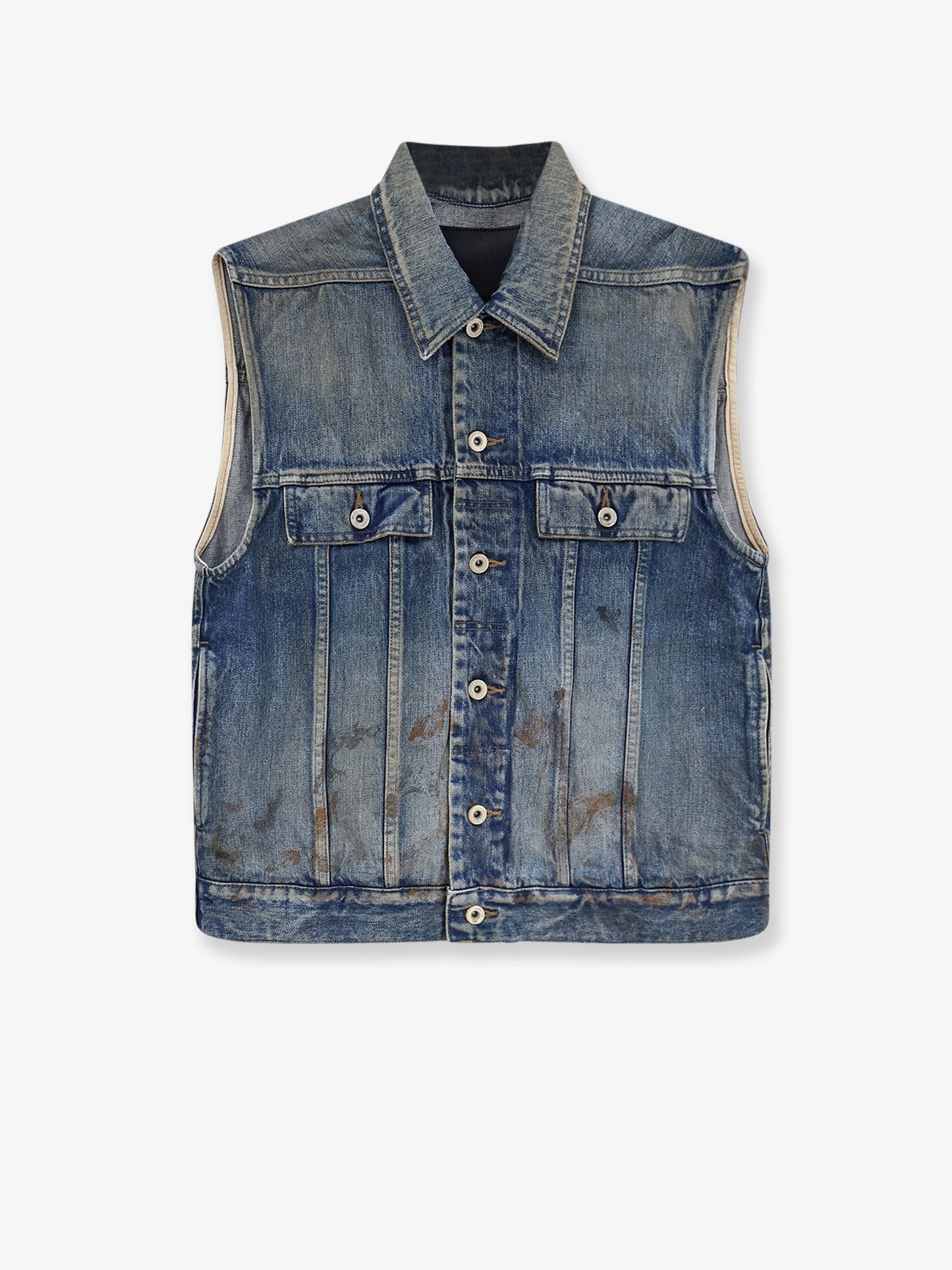 Drkshdw Men Sleeveless Denim Jacket DRKSHDW