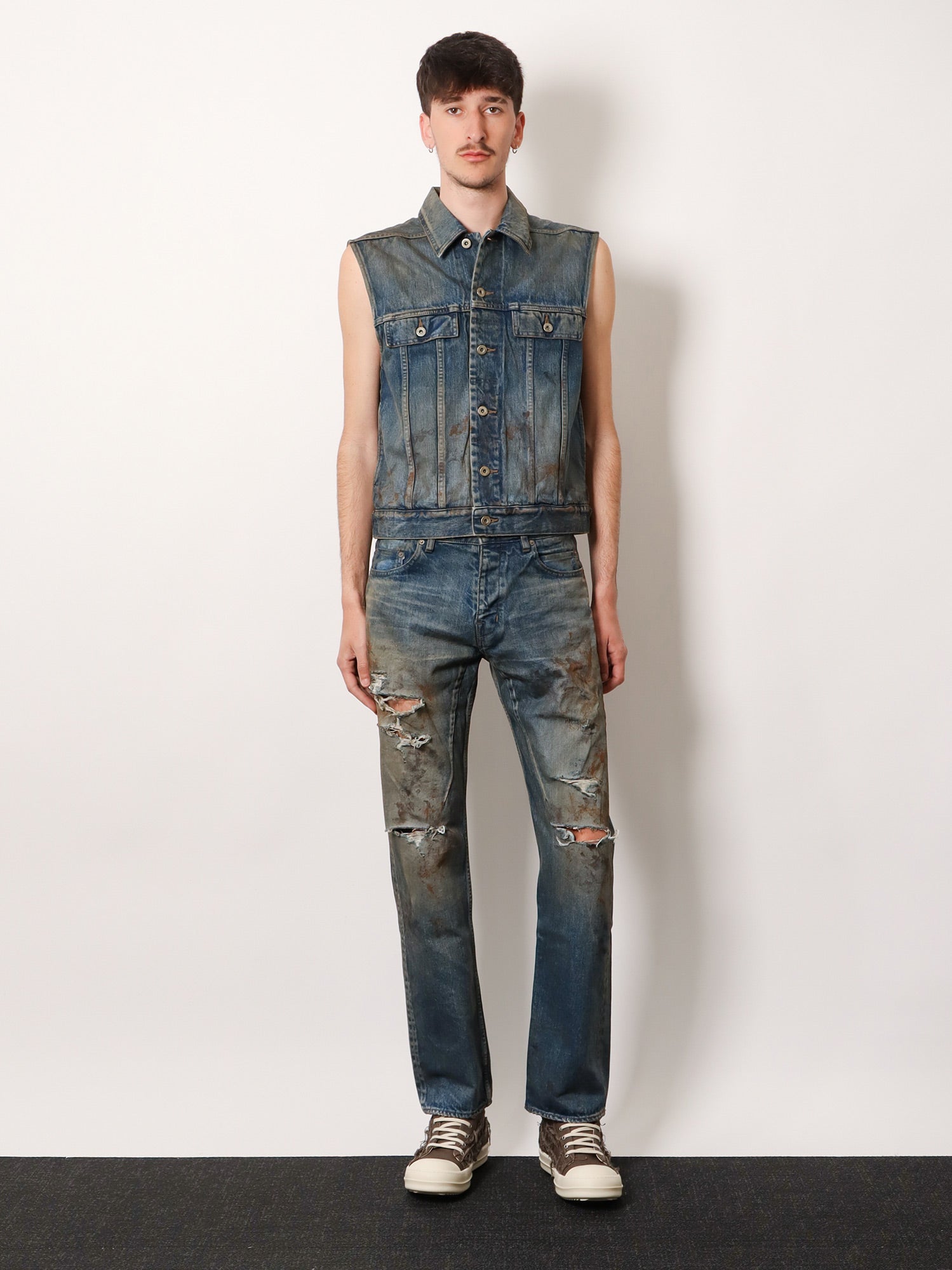 Drkshdw Men Sleeveless Denim Jacket DRKSHDW