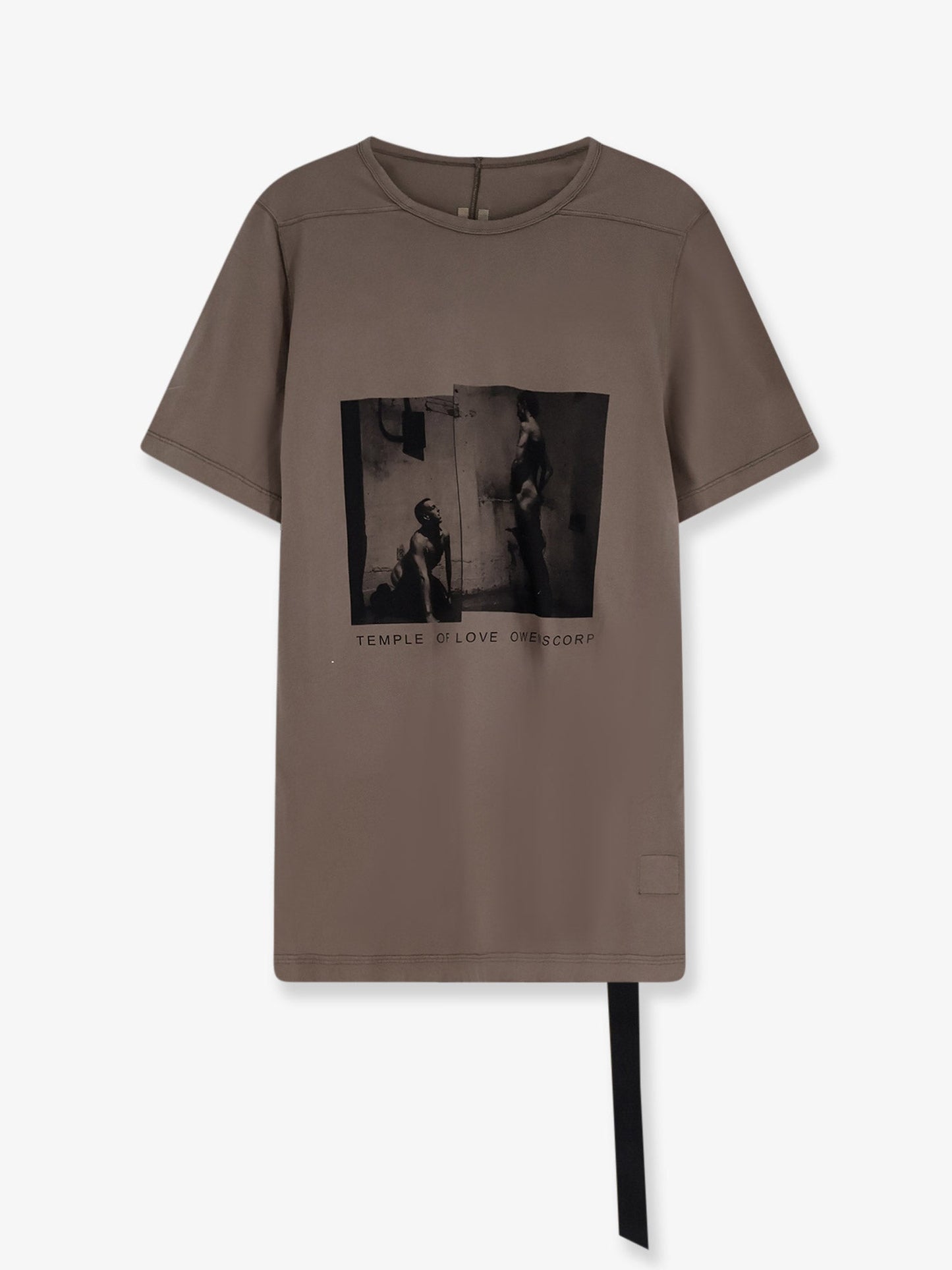 Drkshdw Men Cotton T-Shirt With Level Print On The Front DRKSHDW