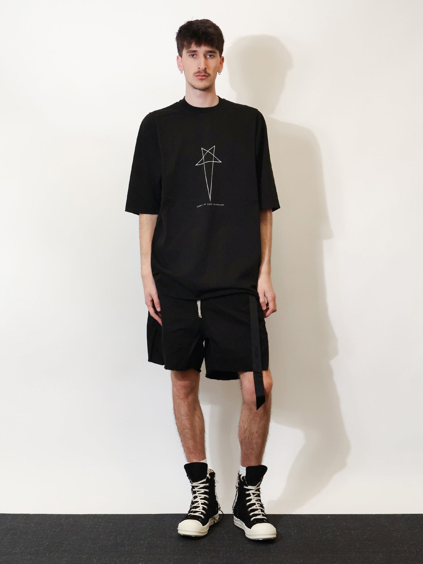 Drkshdw Men Cotton T-Shirt With Logo On The Front DRKSHDW