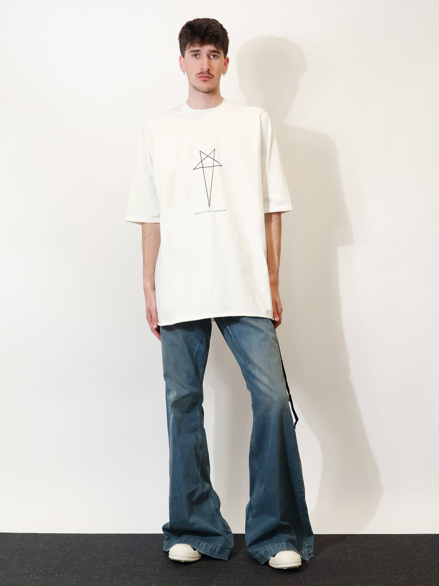 Drkshdw Men Cotton T-Shirt With Logo On The Front DRKSHDW