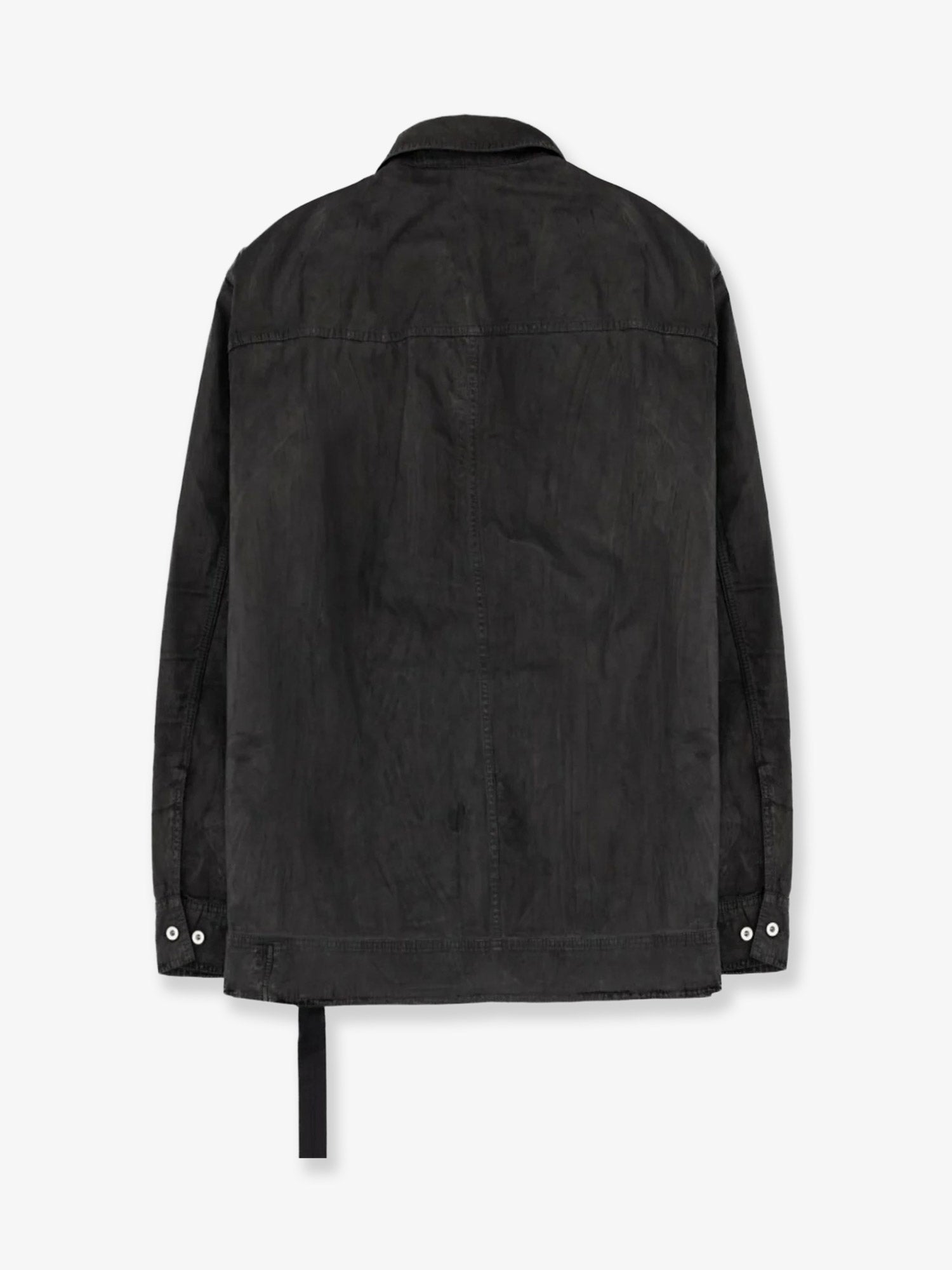 Drkshdw Men Waxed Black Denim Jacket DRKSHDW