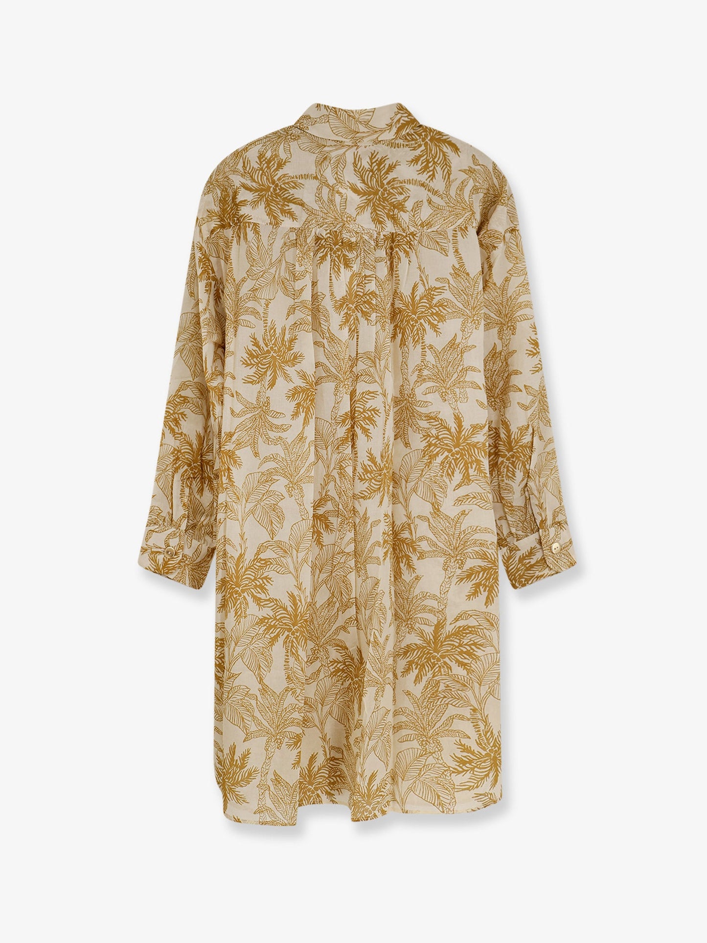 Eres Women Long Panama Cotton Shirt With Printed Pattern ERES
