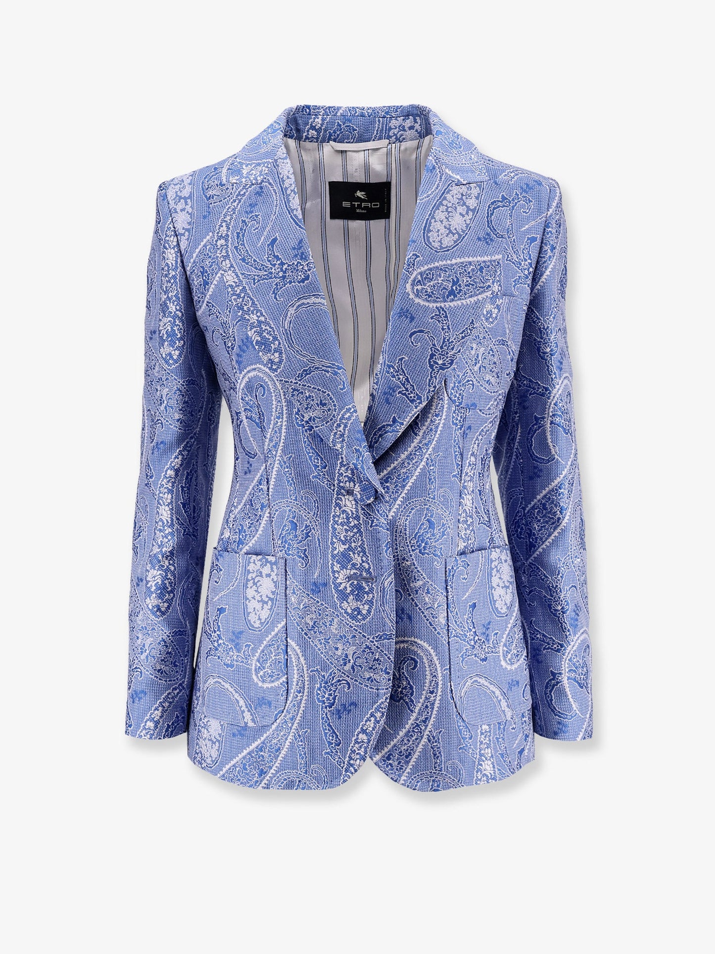 Etro Women Silk Blend Single-Breasted Blazer ETRO
