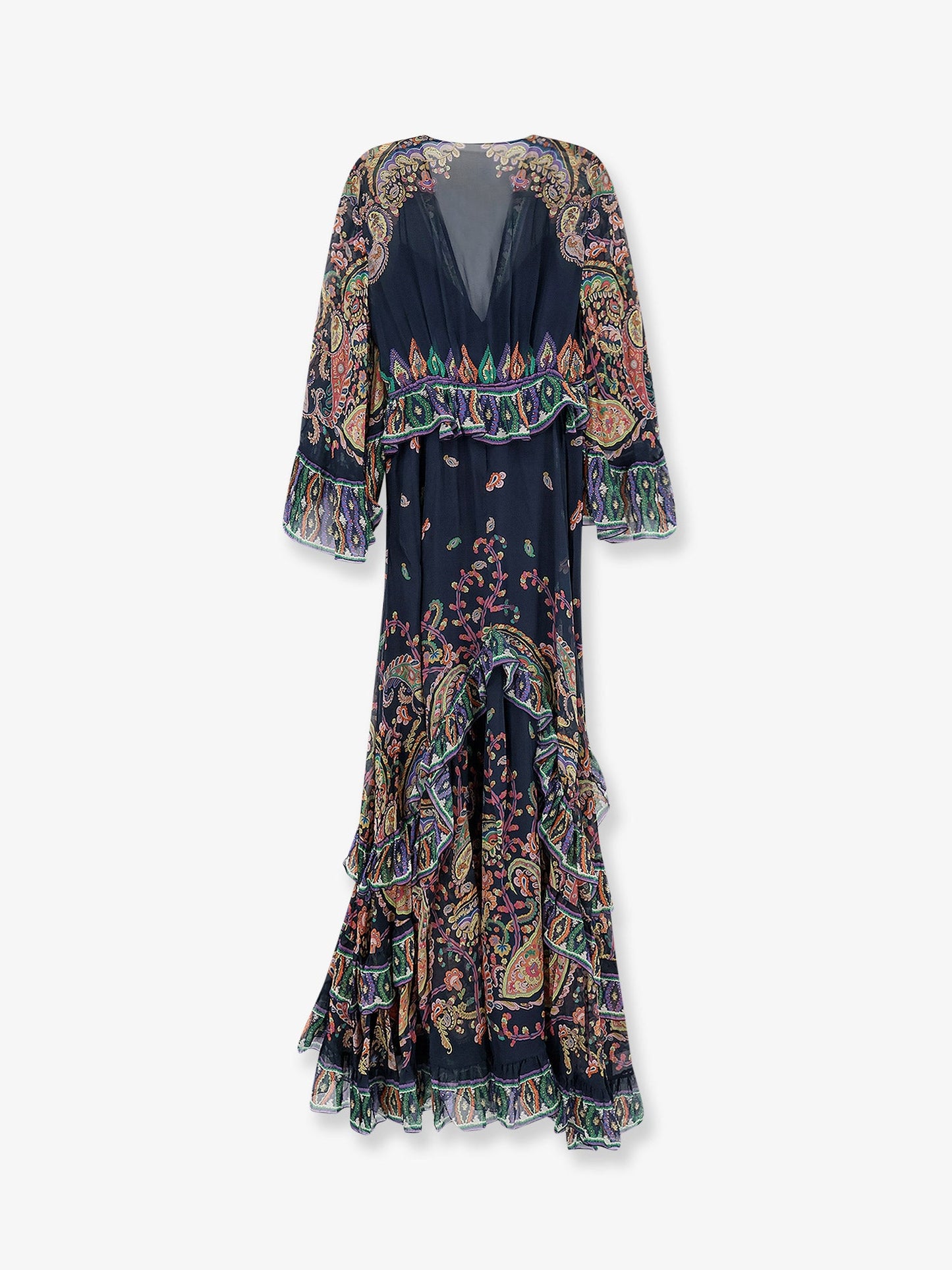 Etro Women Multicolor Silk Long Dress ETRO