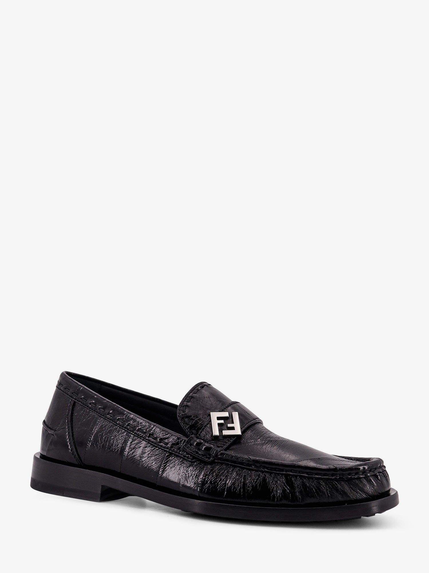 Fendi Men Missina Leather Loafers FENDI
