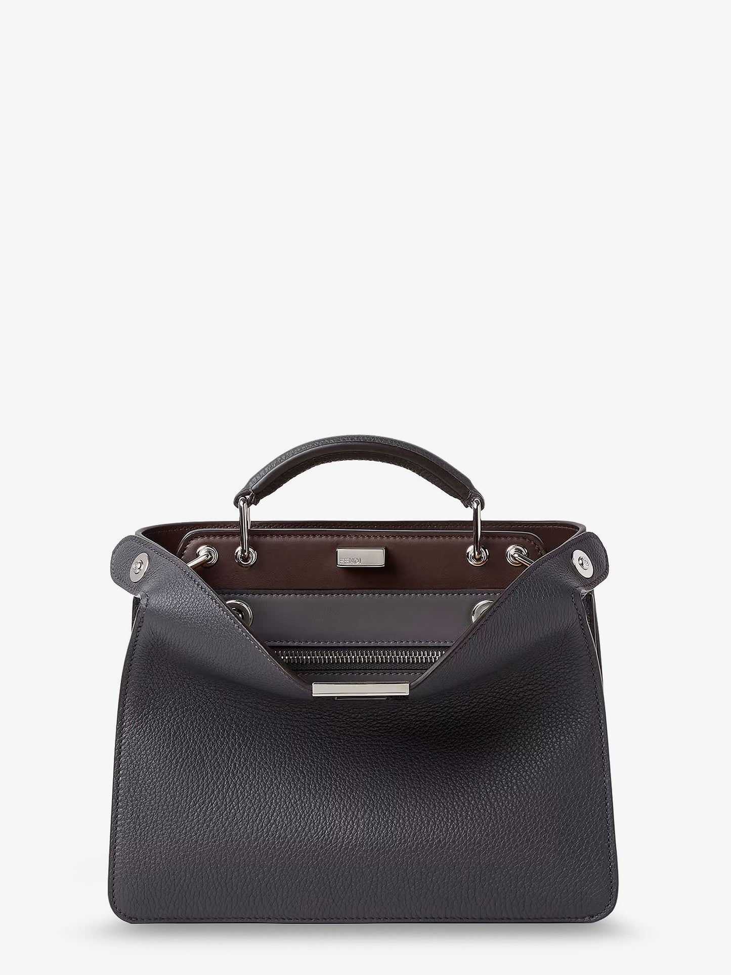 Fendi Men Peekaboo Iseeu Small Leather Crossbody Bag FENDI