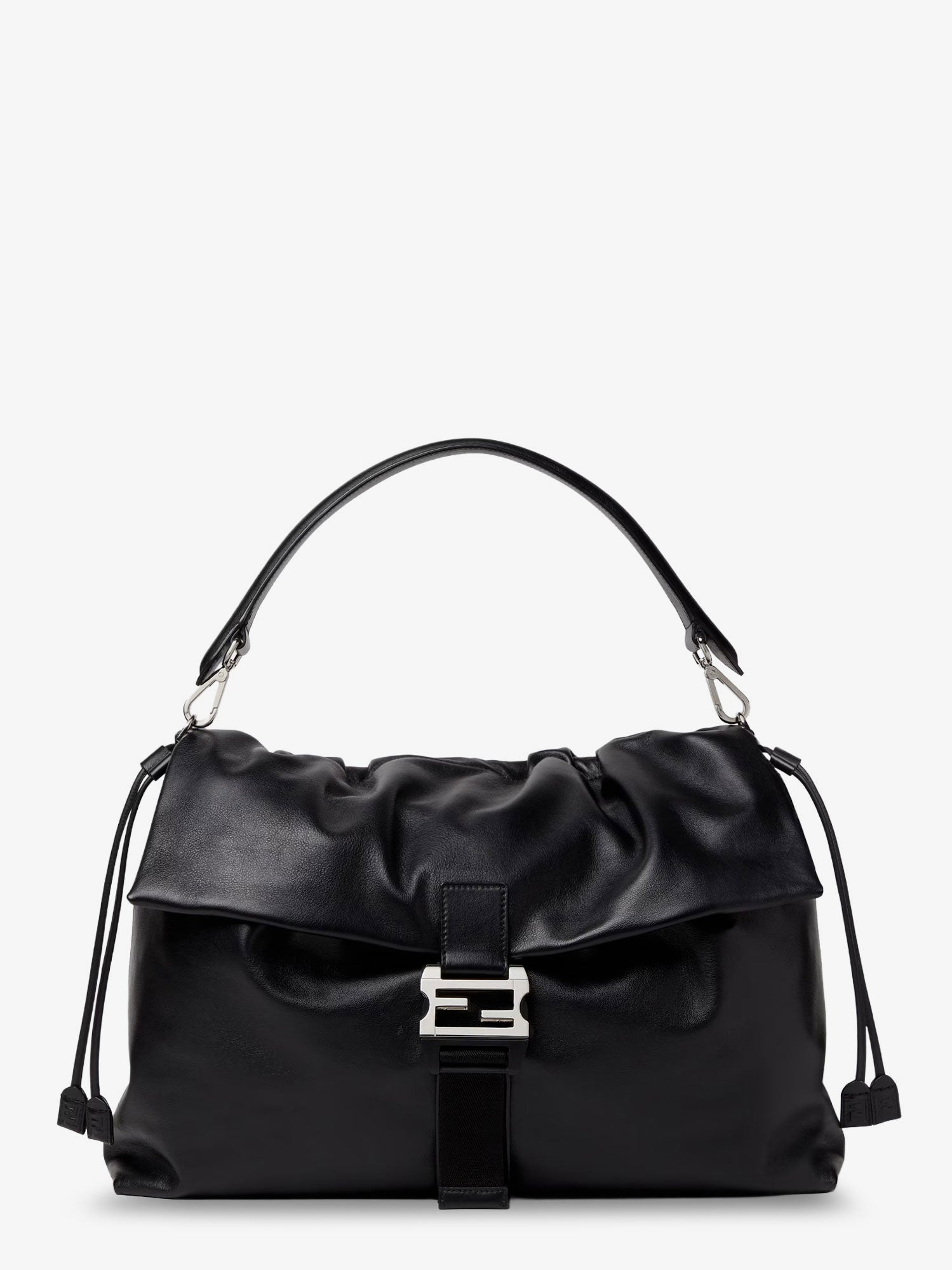 Fendi Men Fendi Flux Maxi Messenger Leather Crossbody Bag FENDI