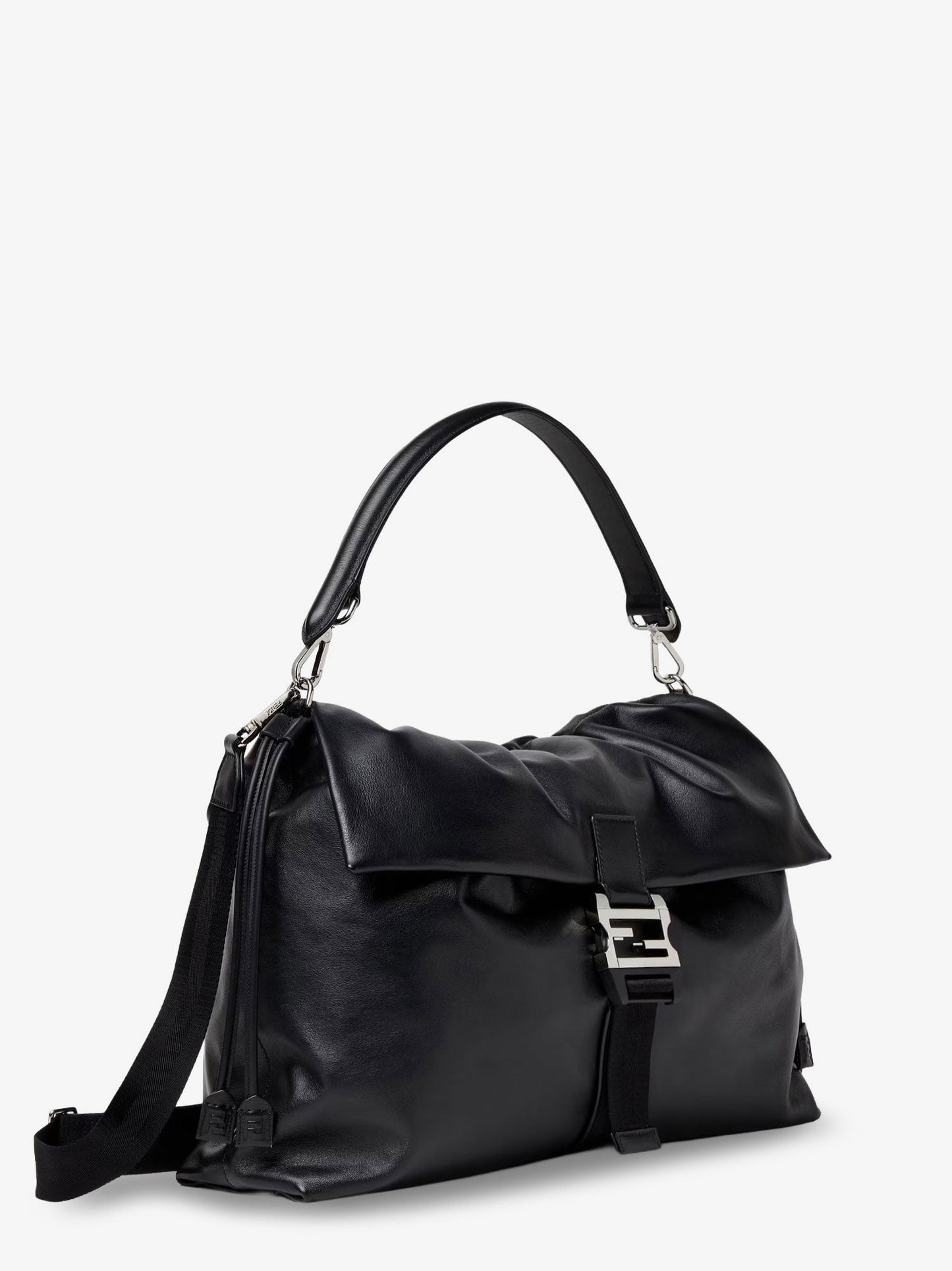 Fendi Men Fendi Flux Maxi Messenger Leather Crossbody Bag FENDI
