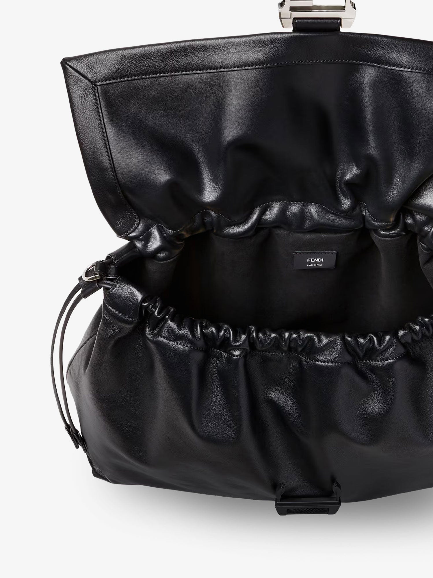 Fendi Men Fendi Flux Maxi Messenger Leather Crossbody Bag FENDI