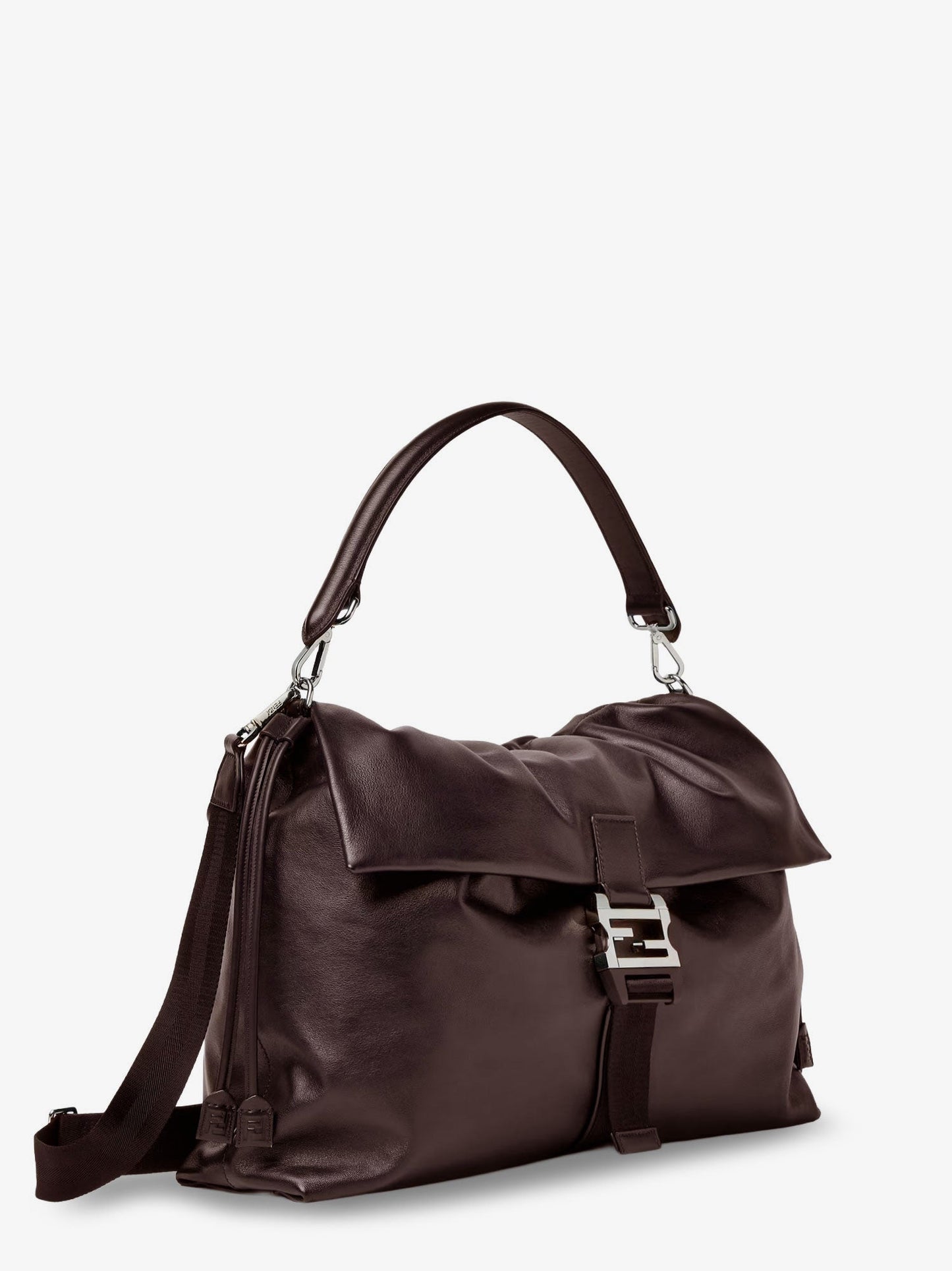 Fendi Men Fendi Flux Maxi Messenger Leather Shoulder Bag FENDI