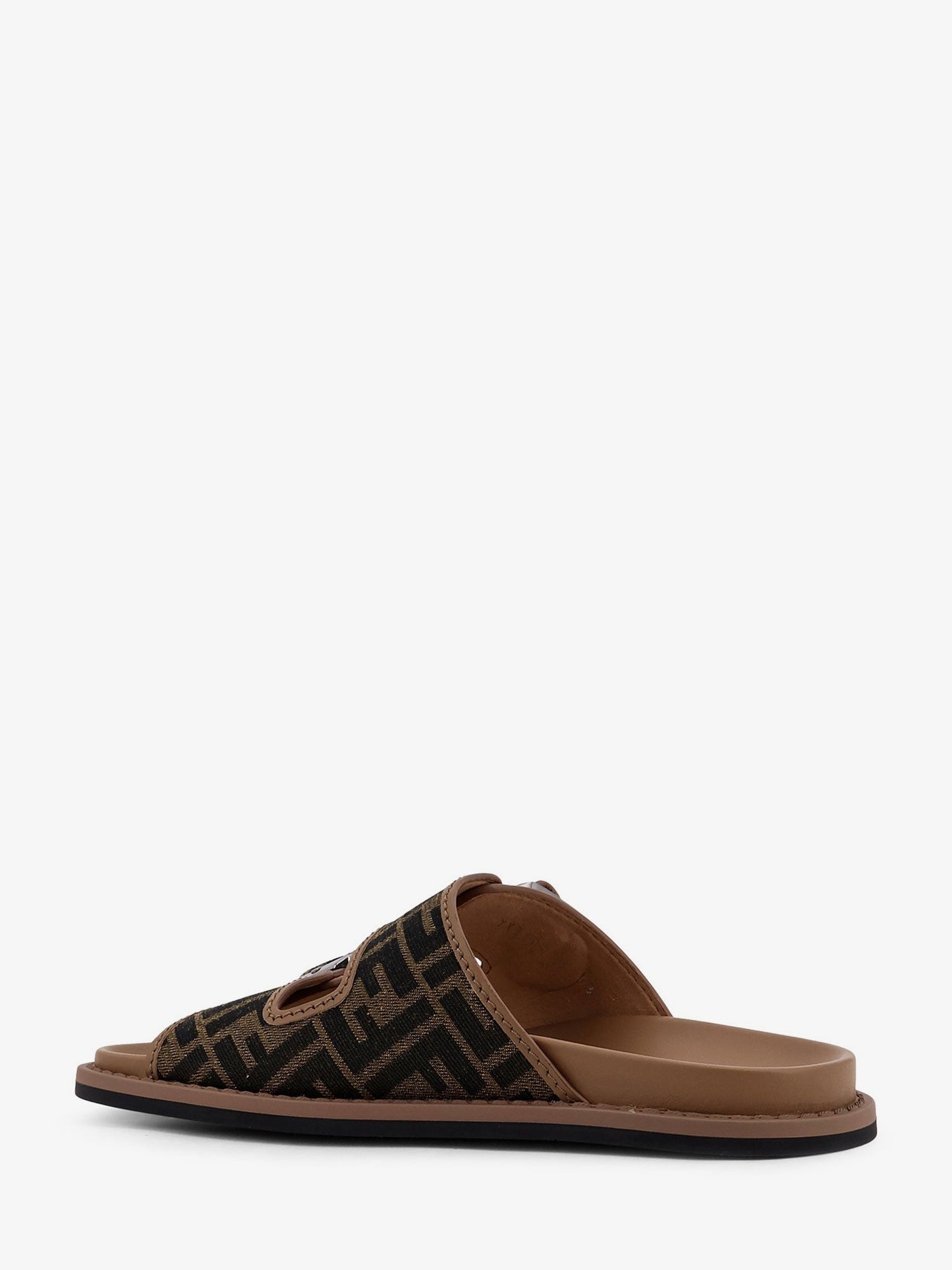 Fendi Men Feel Sandals In Ff Jacquard Fabric FENDI