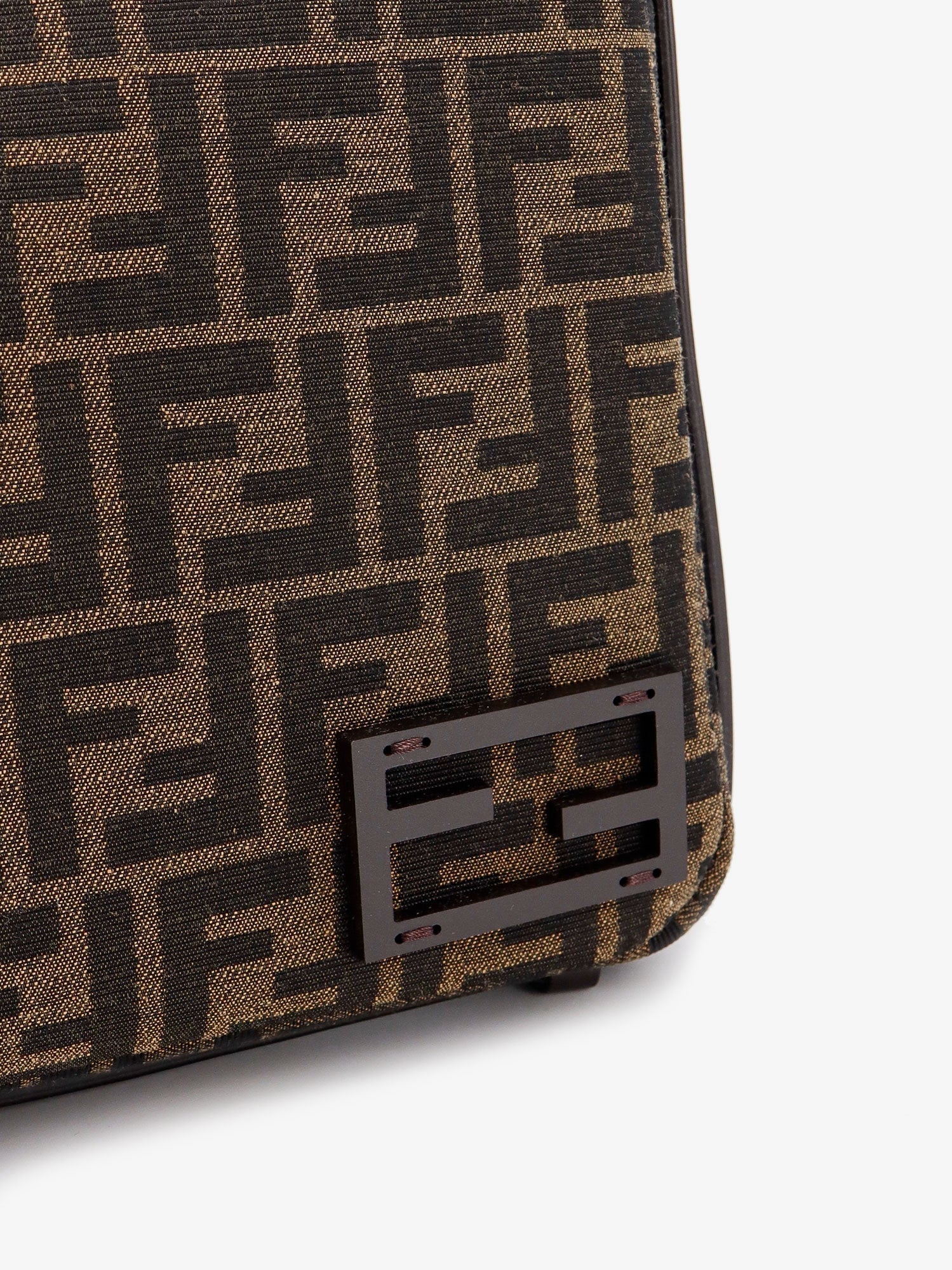 Fendi Women Simply Medium Ff Jacquard Fabric Crossbody Bag FENDI