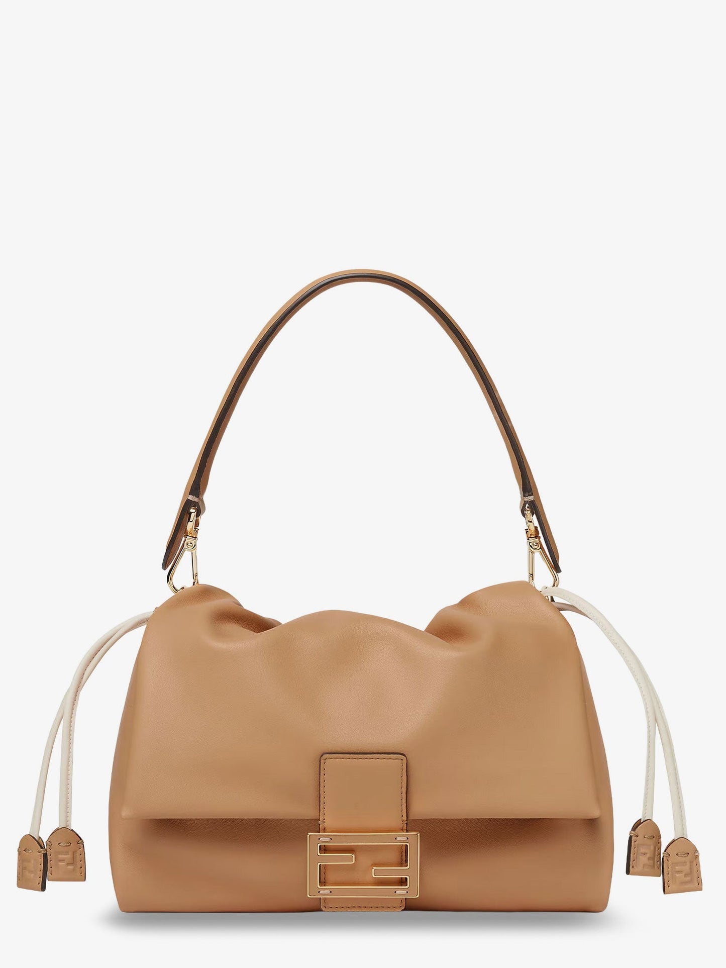 Fendi Women Mamma Baguette Small Leather Crossbody Bag FENDI