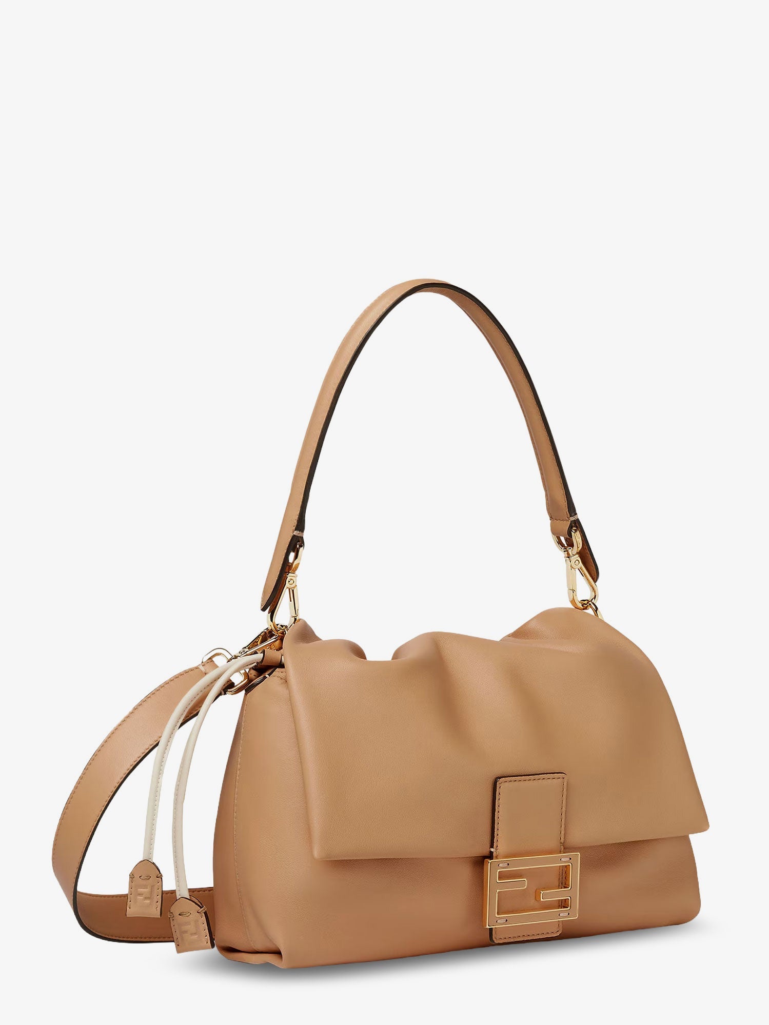 Fendi Women Mamma Baguette Small Leather Crossbody Bag FENDI