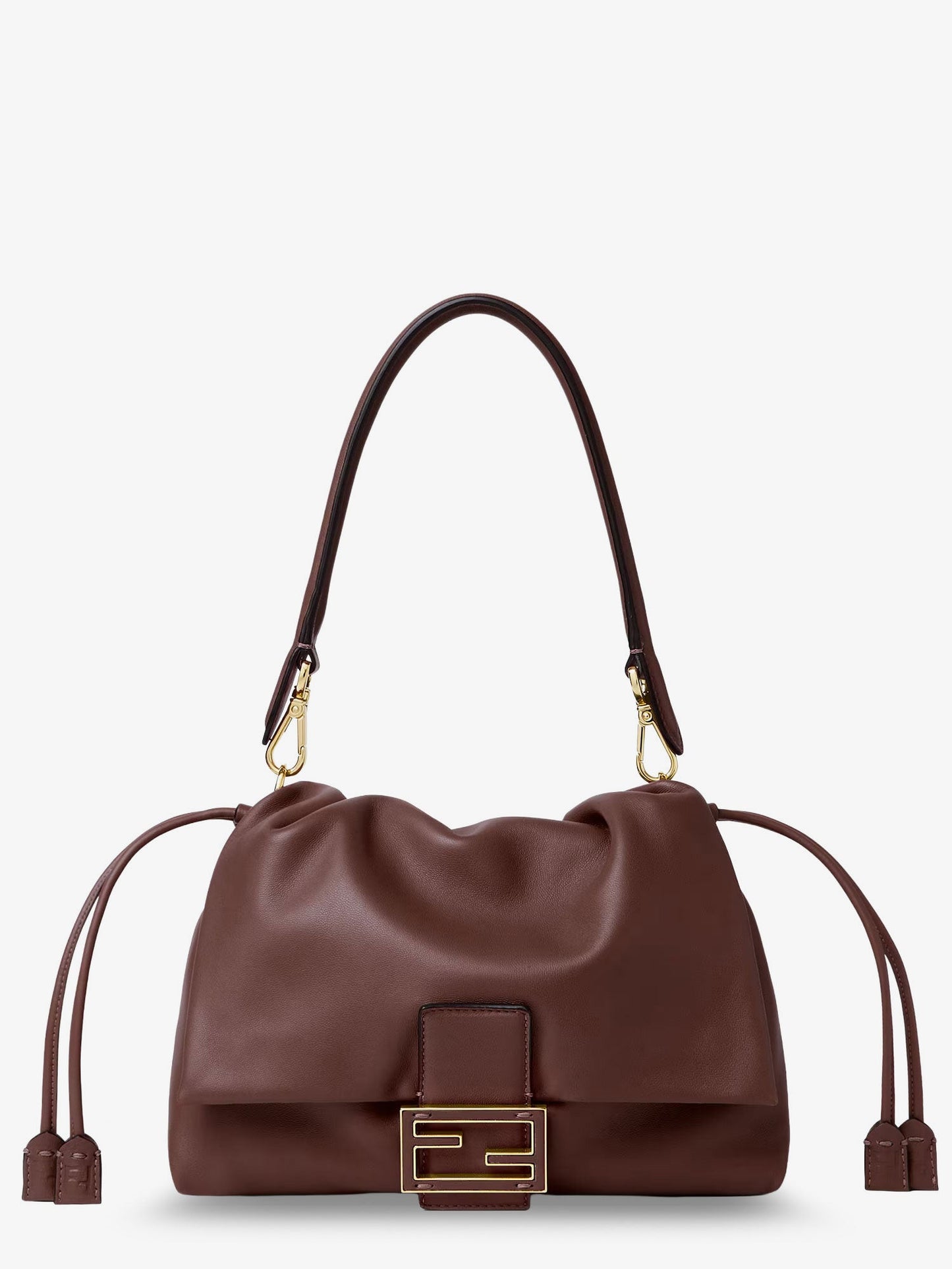 Fendi Women Mamma Baguette Medium Leather Crossbody Bag FENDI