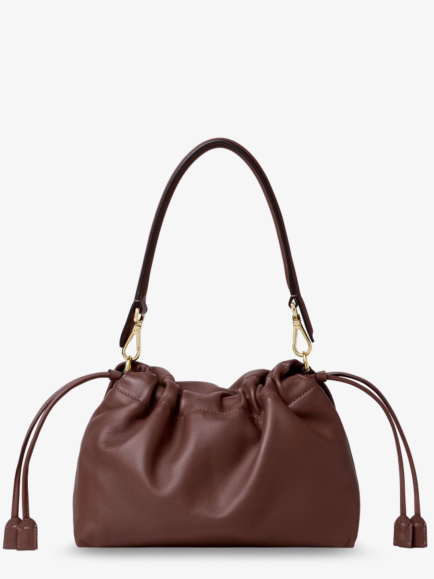 Fendi Women Mamma Baguette Medium Leather Crossbody Bag FENDI
