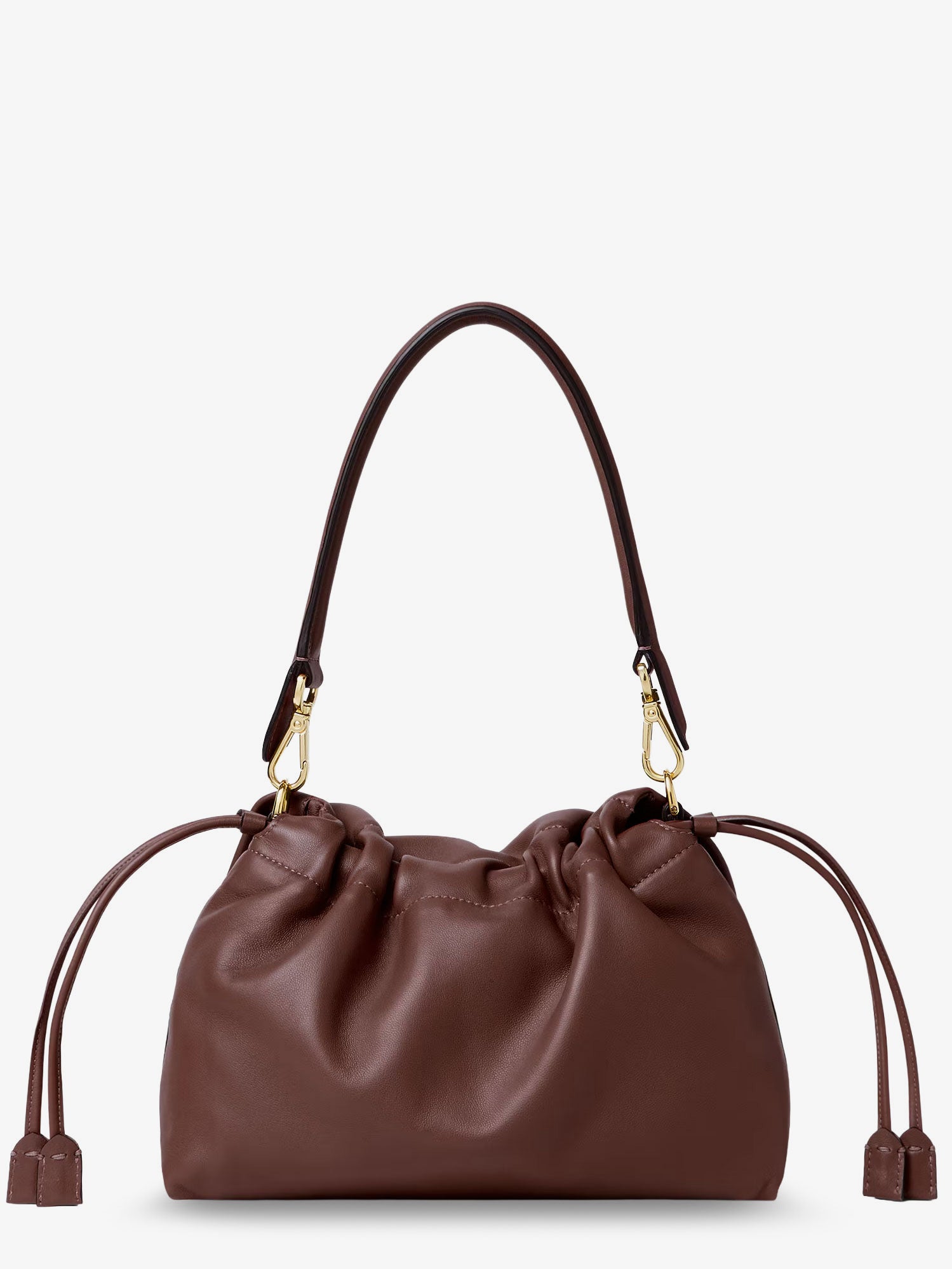 Fendi Women Mamma Baguette Medium Leather Crossbody Bag FENDI