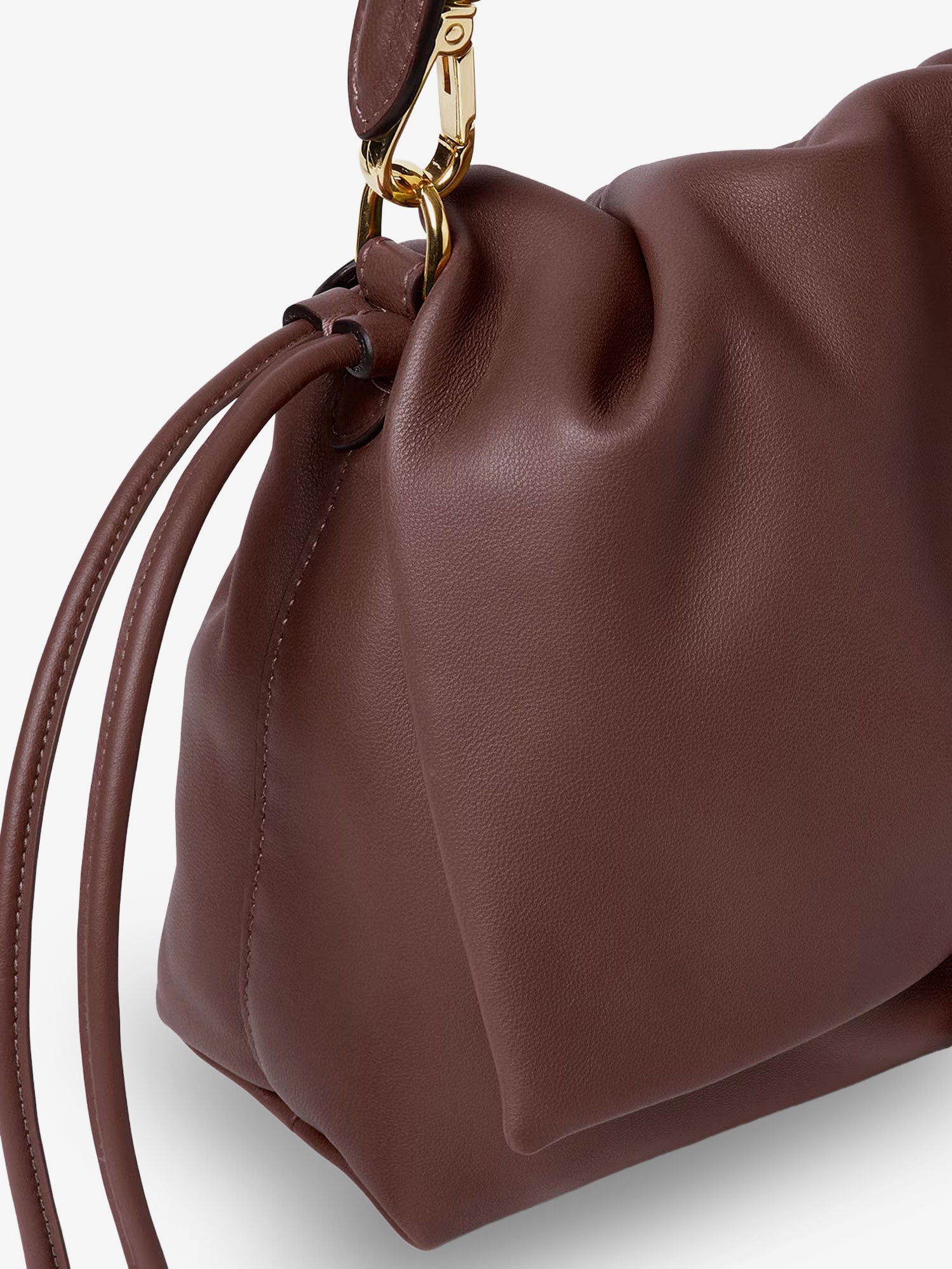 Fendi Women Mamma Baguette Medium Leather Crossbody Bag FENDI