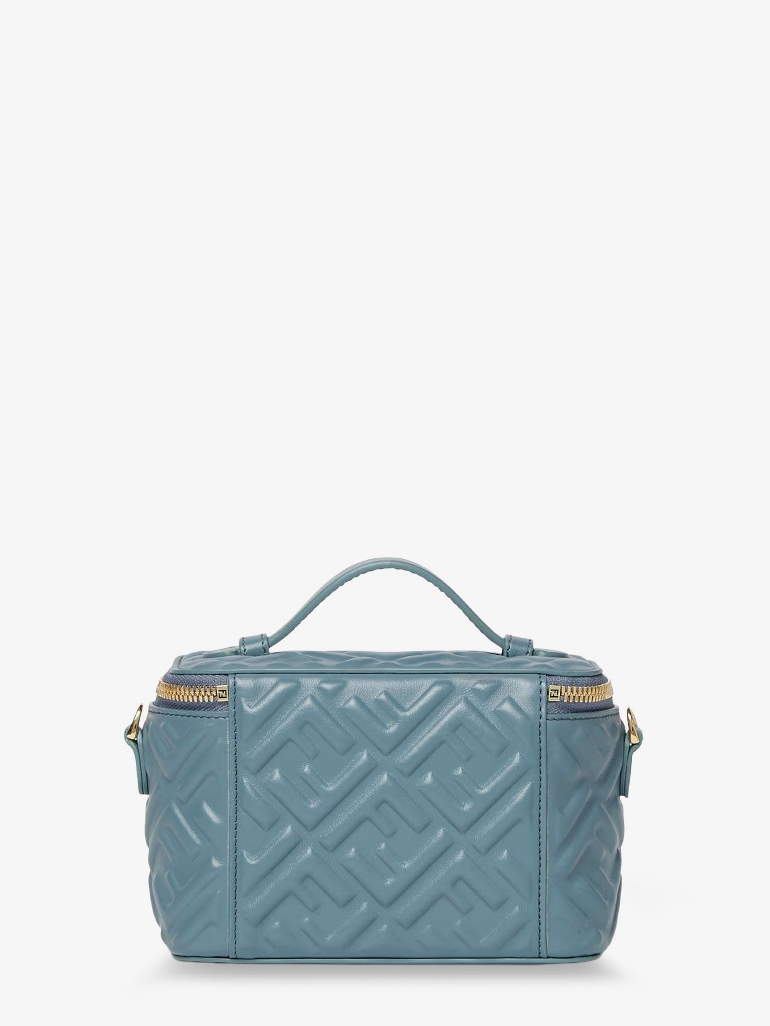Fendi Women Fendi Vanity Leather Crossbody Bag With Ff Motif FENDI