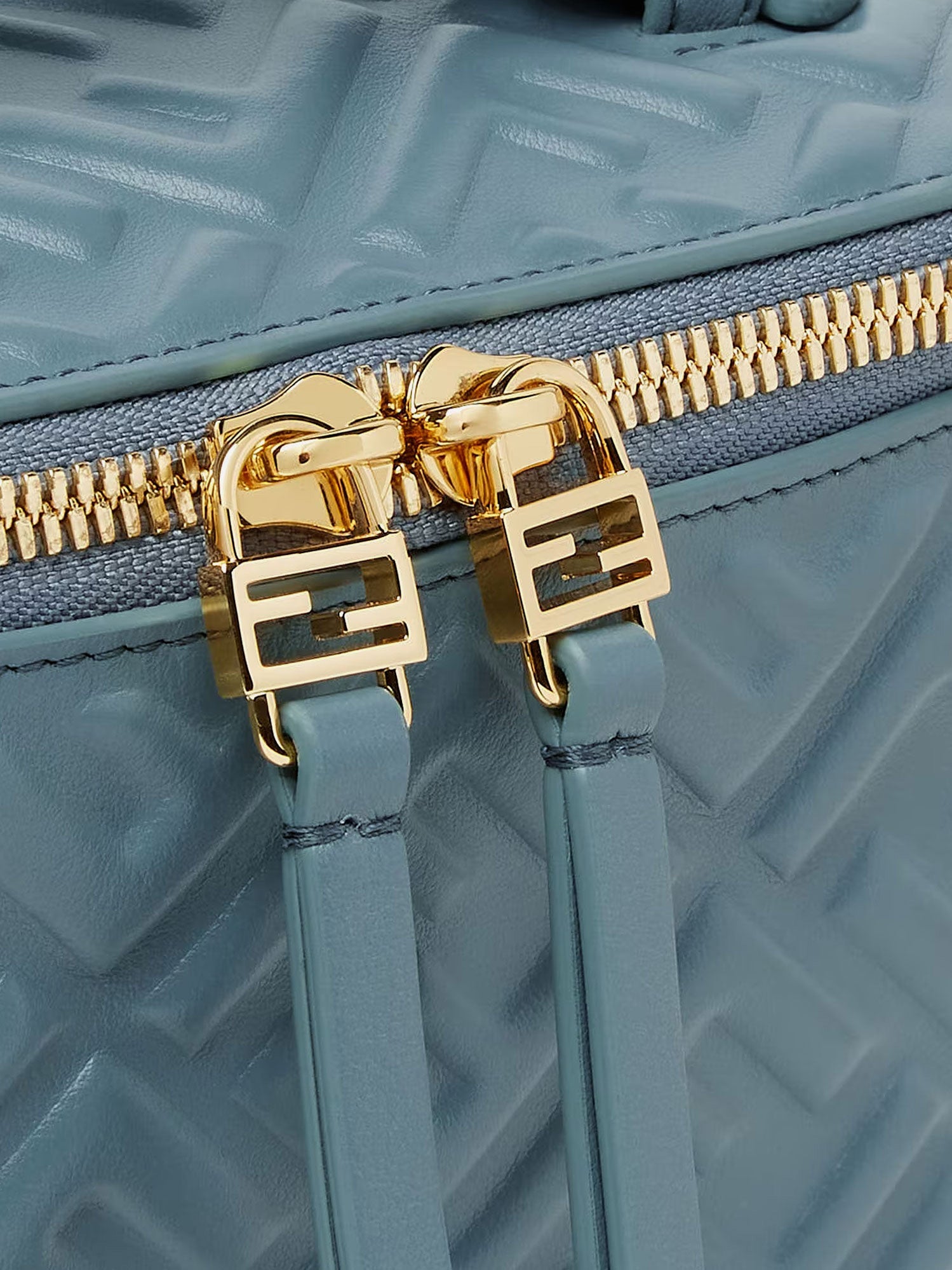 Fendi Women Fendi Vanity Leather Crossbody Bag With Ff Motif FENDI