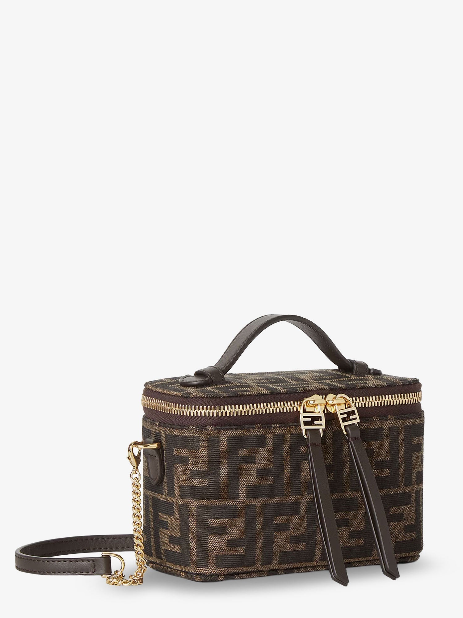 Fendi Women Vanity Crossbody Bag In Ff Jacquard Fabric FENDI