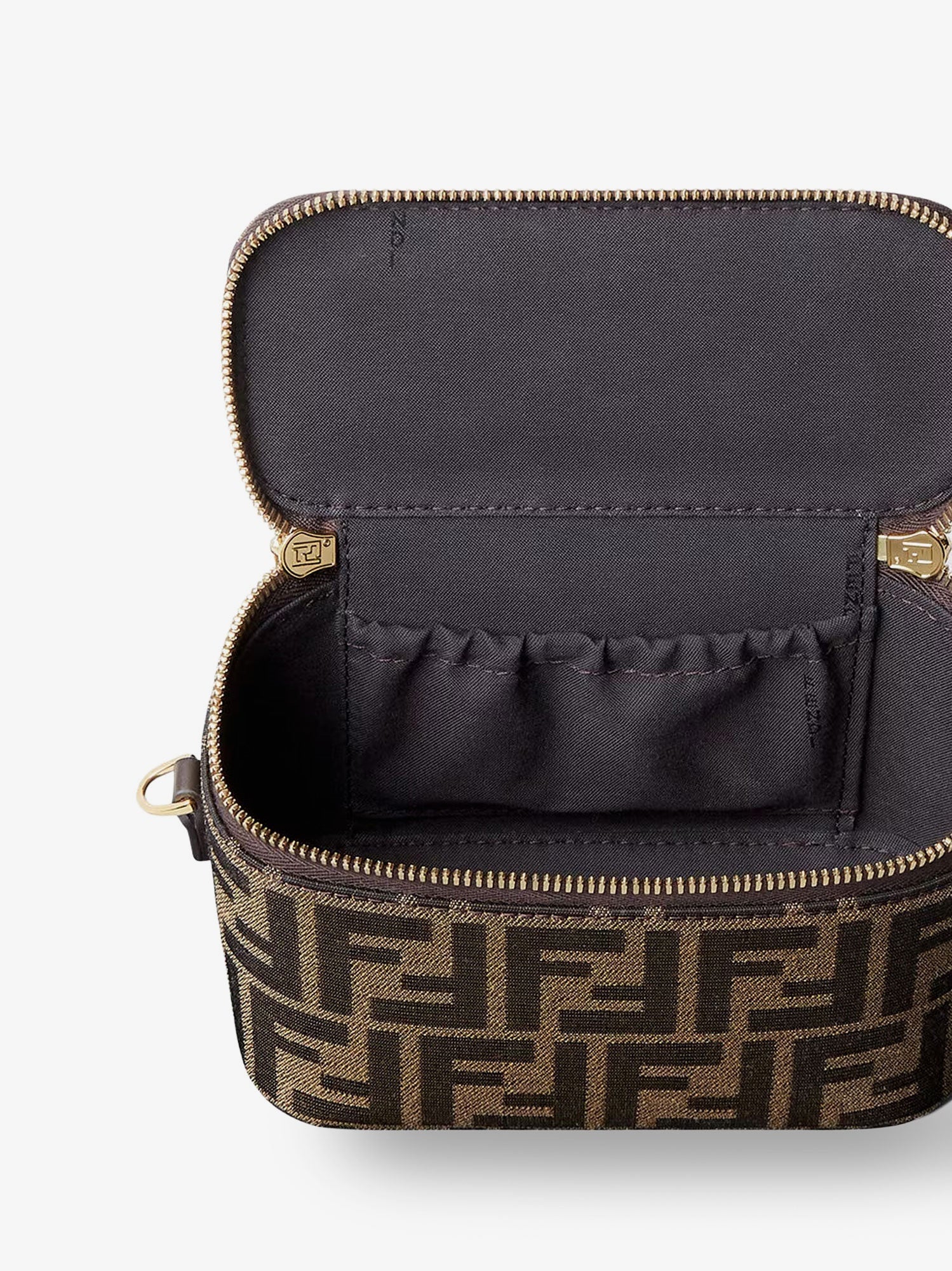 Fendi Women Vanity Crossbody Bag In Ff Jacquard Fabric FENDI
